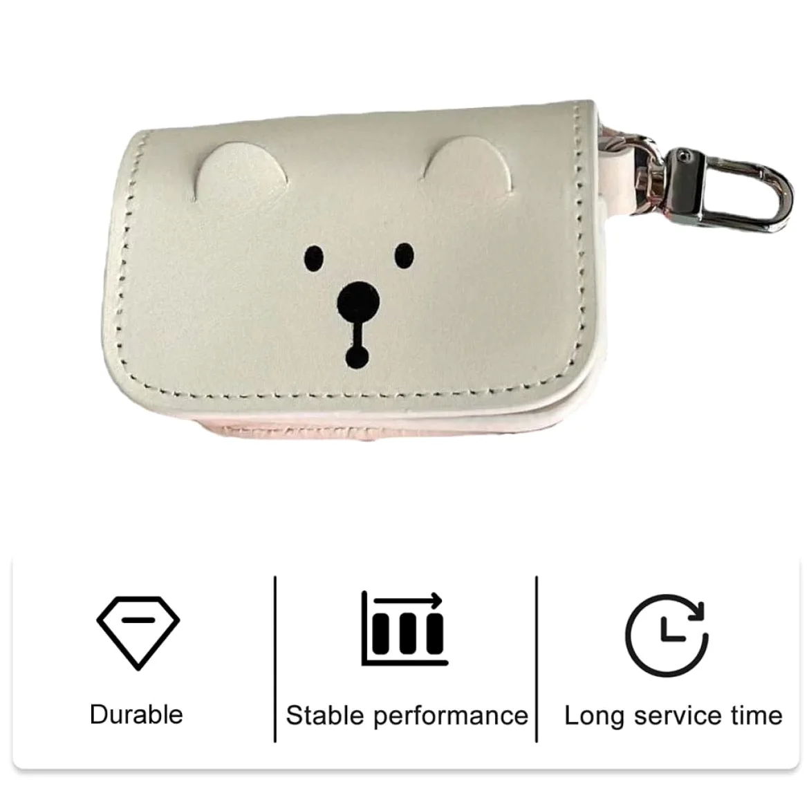 Didiseaon Sacchetto per Escrementi di Cane Robusto Sacchetto per Escrementi di Cane Borsa Portaoggetti Portatile Stile Coreano Orso Uso Duraturo