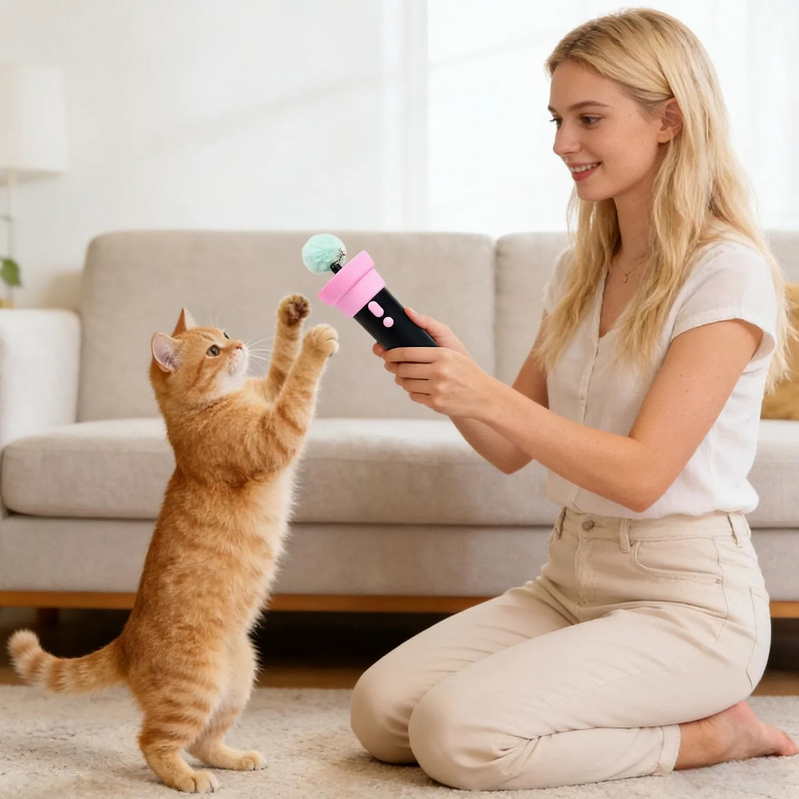 Giocattolo Elettrico Gatti Giocattolo Interattivo Elettronico Per Gatti | Attività di Intrattenimento per Per Intrattenimento Quotidiano In Casa, Esercizio, Arricchimento E Addestrament