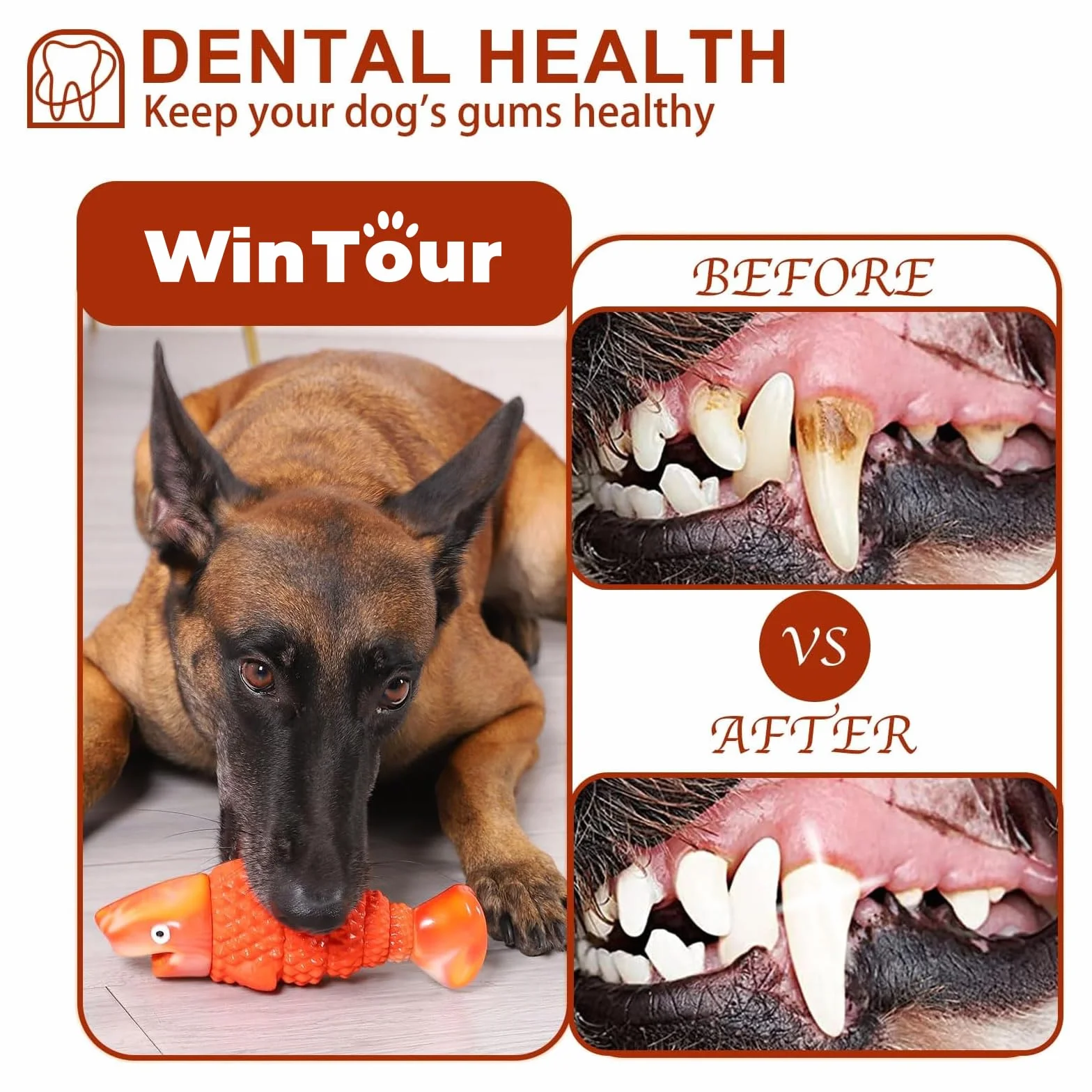 WinTour Giochi per Cani Indistruttibili, Giochi Interattivi per Cani Grandi, Gioco Cane Indistruttibile, Gioco per Cane Interattivo, Giocattoli Resistenti per Masticatori Aggressivi