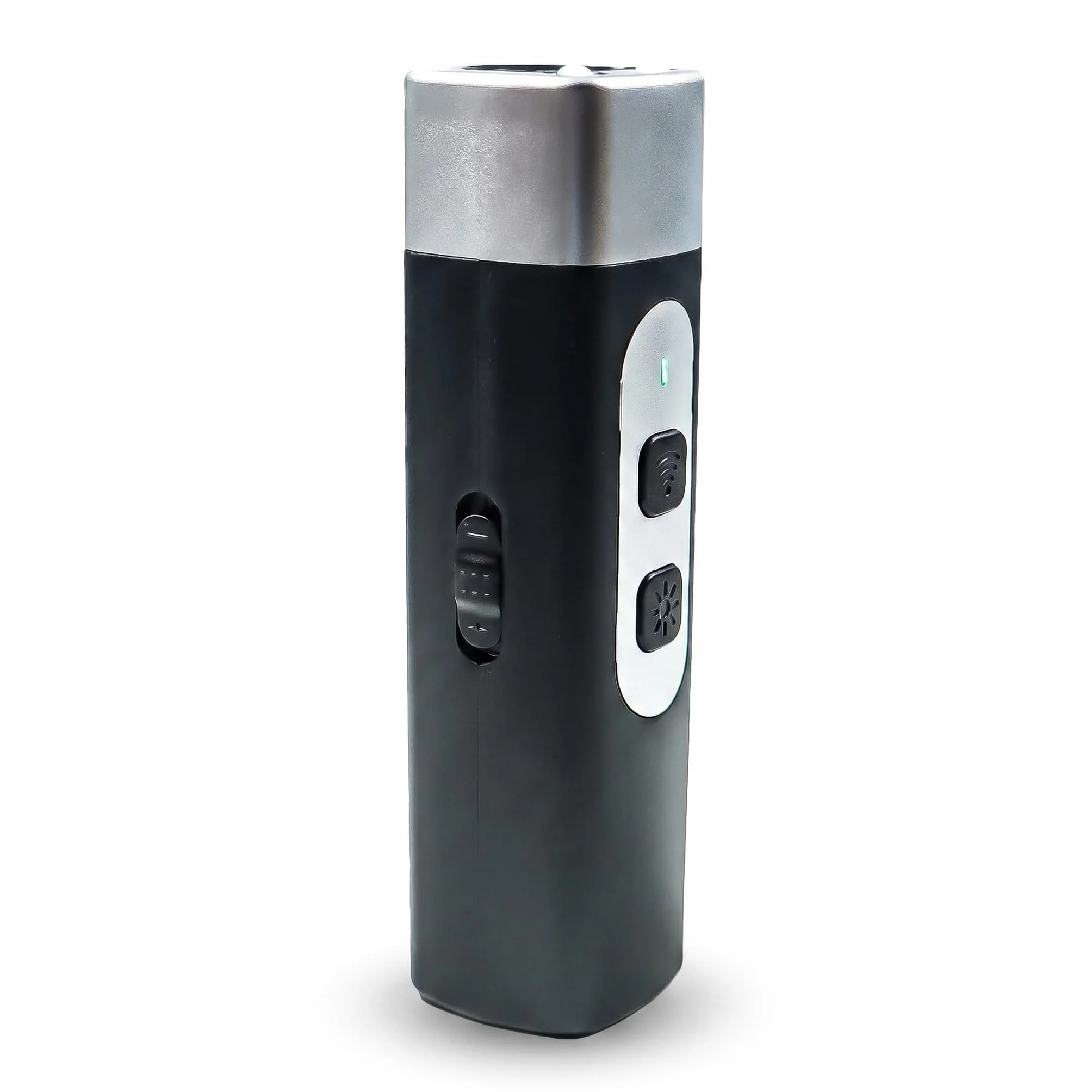 Dispositivo di Protezione da Attacchi di Cani con Ultrasuoni Potenti e LED Flash, Raggio 20m, Batteria Inclusa