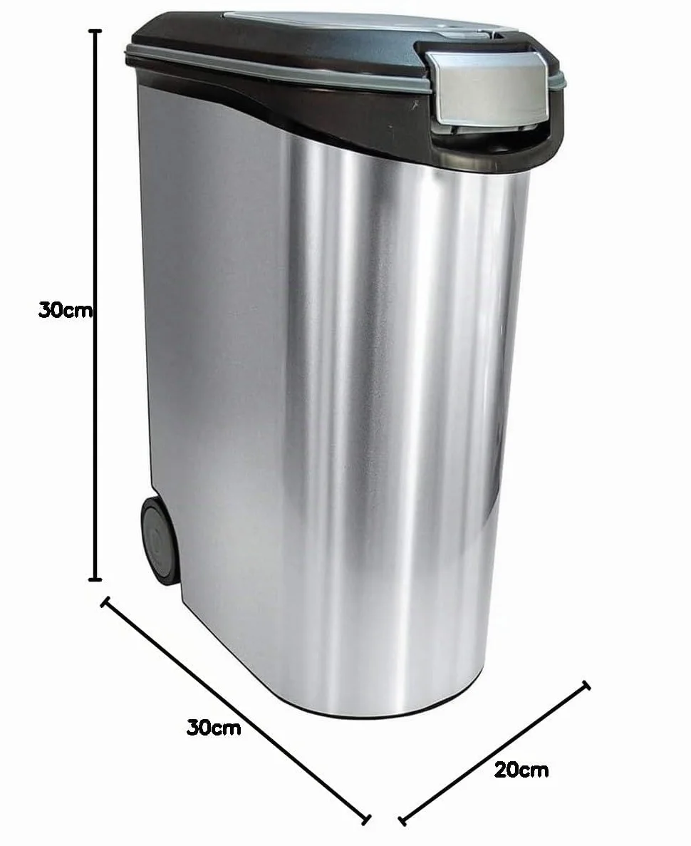 CURVER CONTENITORE PER ALIMENTI K&BZ Metallizzato 20KG 54L