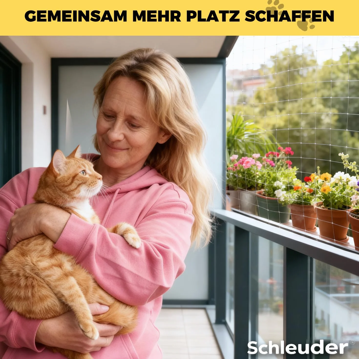 Rete Gatti Trasparente 5x 5m, Rete Anti Uccelli, Rete Anti piccioni, Rete per Gatti, per Tessitura Rete Gatto,Rete per Balcone Esterno,Rete Nylon, Rete da Giardino,Rete Trasparente per balconi