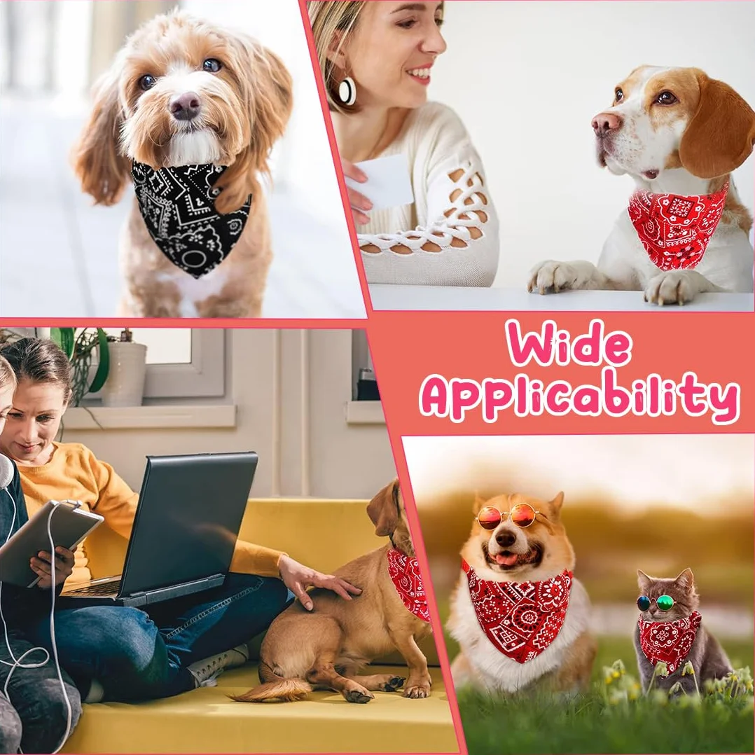 Regolabile Bandana Triangolo per Animali Domestici, Bandana Cane Sciarpa, Accessori per Cane Gatto