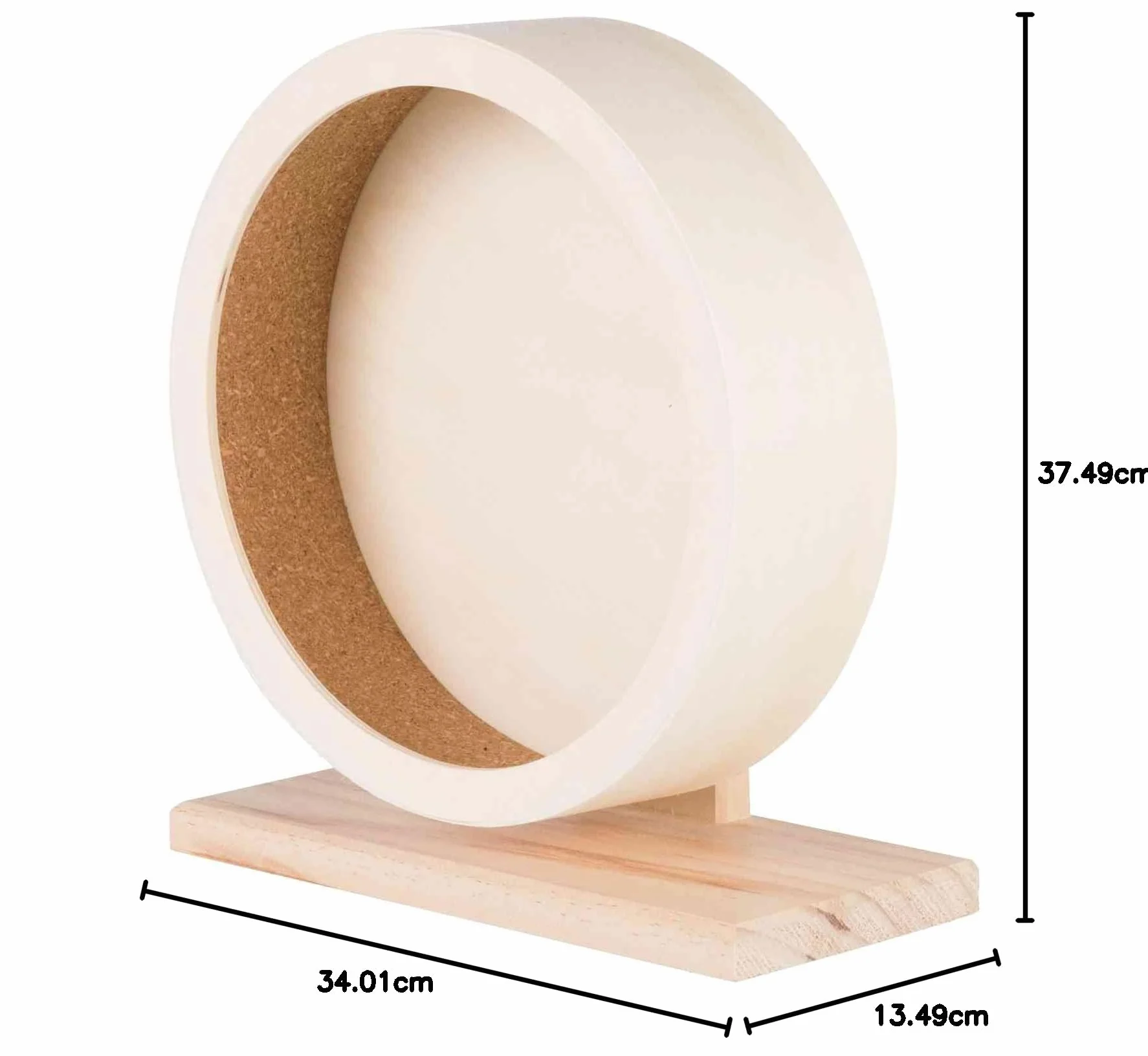 Trixie Ruota in legno per roditore, diametro 33 cm, 1 unità