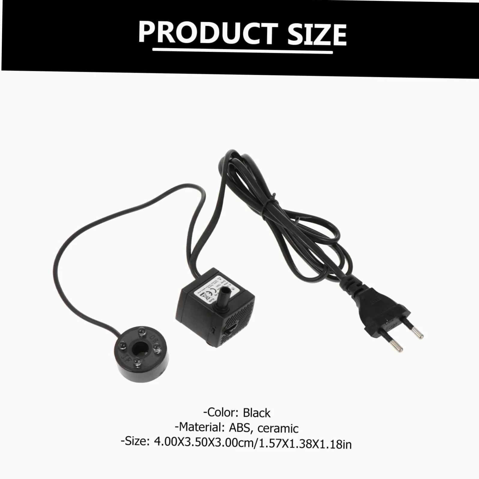 ERINGOGO 2 Pezzi Pompa Submersibile Silenziosa Regolabile e Illuminazione LED per Acquari e Fontane Decorative
