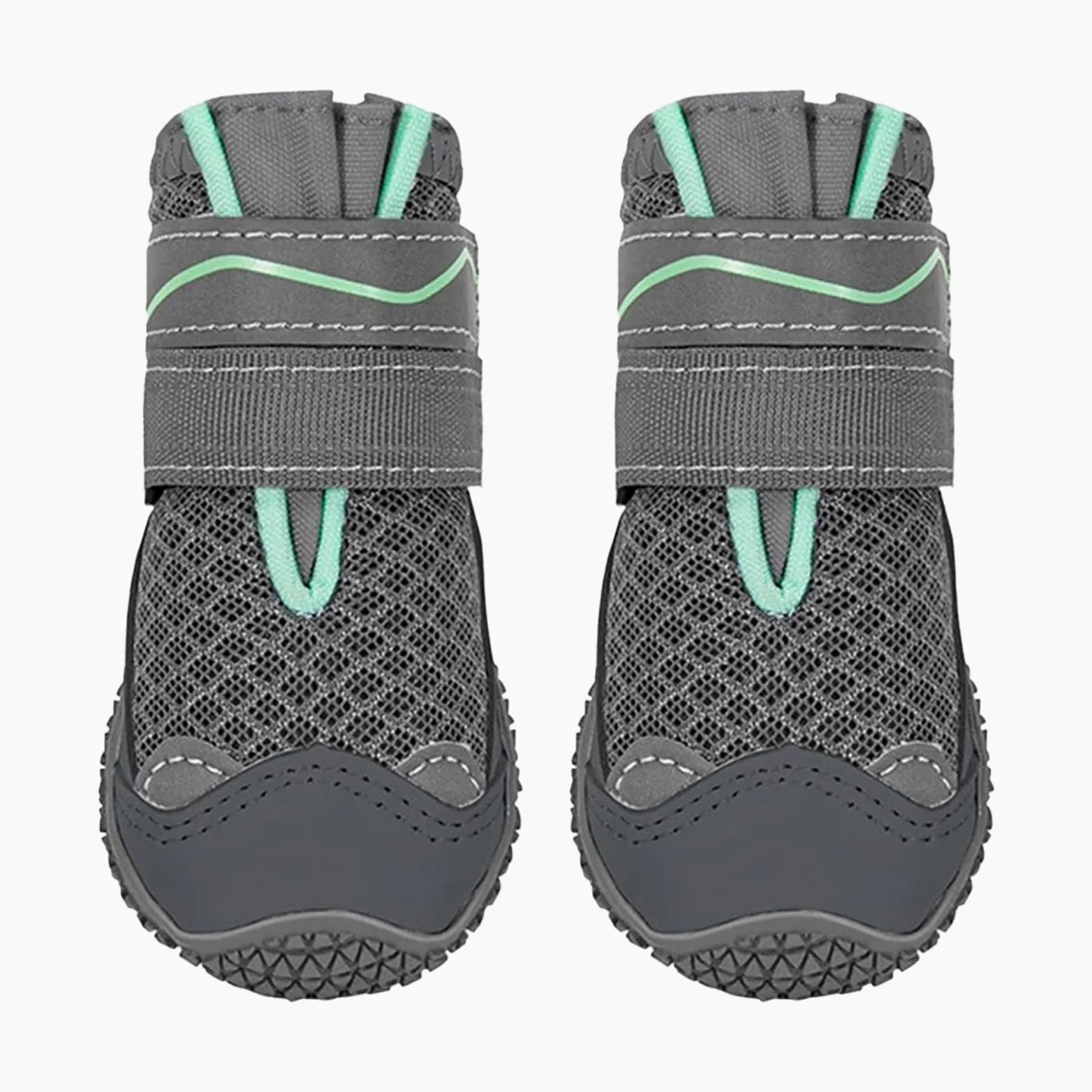 Calzini antiscivolo per cani, scarpe da cane, 4 pezzi, 5,5 cm | Stivali Cane,Poliestere Pelle Gomma,con Strisce Riflettenti Traspirante,Per Passeggiata,Cani Piccoli,Cani Medii