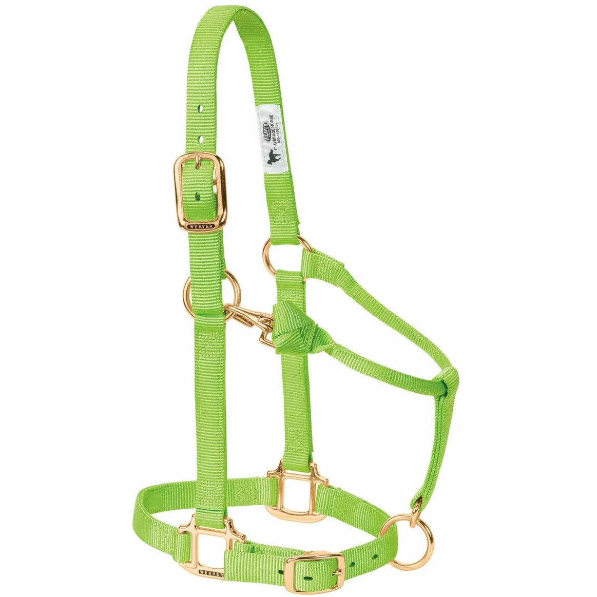 Weaver Leather Cavezza da Cavallo in Nylon Regolabile Originale, da succhiare, Verde Cacciatore