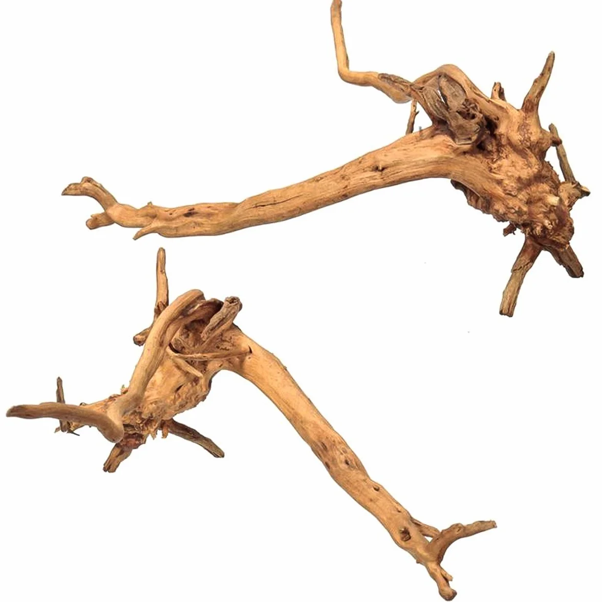 Esenlong Acquario Affondabile Driftwood Fish Tank Decorazioni Ornamento Naturale Acquario Decorazione Piante con Vista Rockery Driftwood Paesaggistica Legno Morto (Forma Casuale) 10-15 cm
