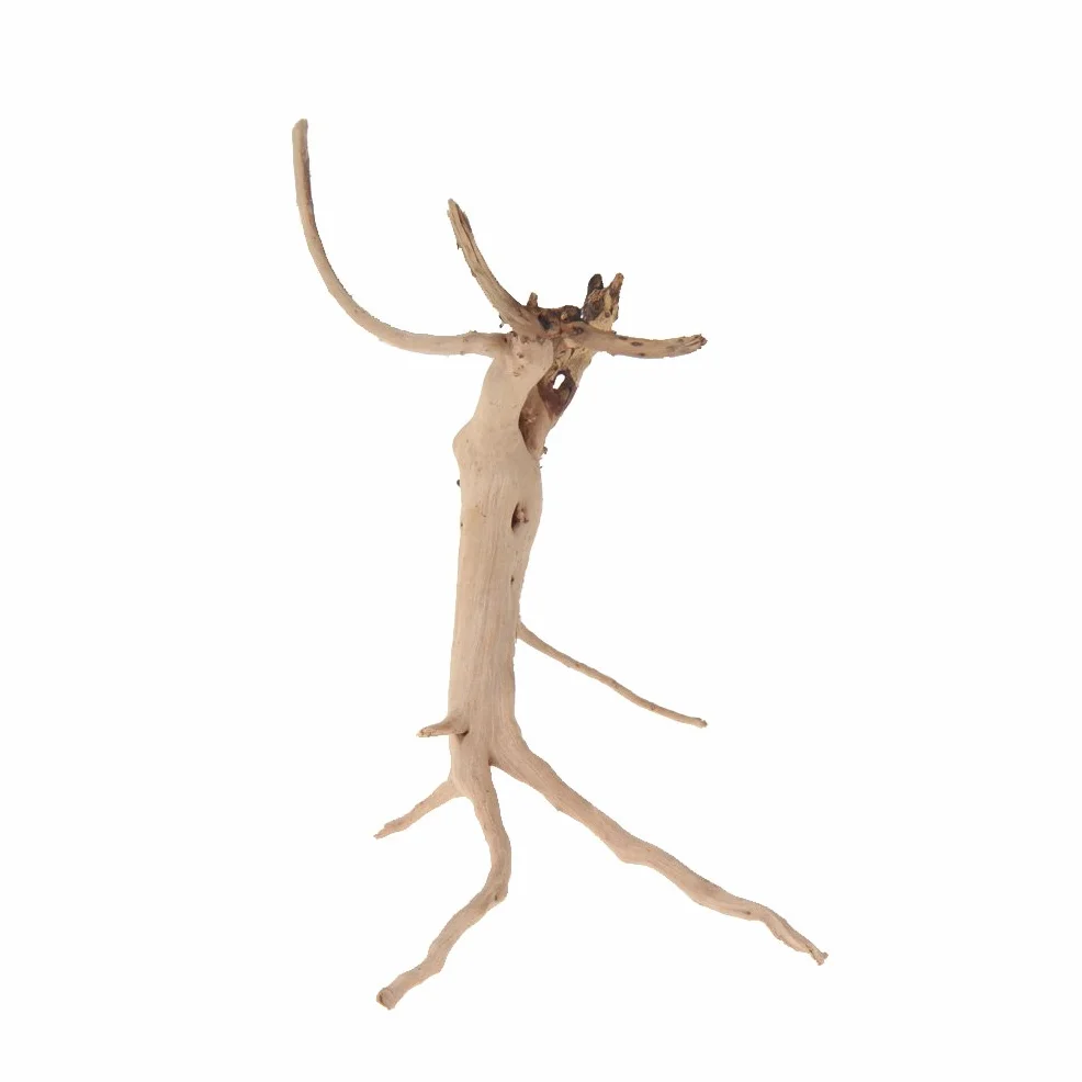 emours Rami di Vite in Legno Naturale rettili, Decorazione per Acquario, Misure assortite, S, 4 Pezzi
