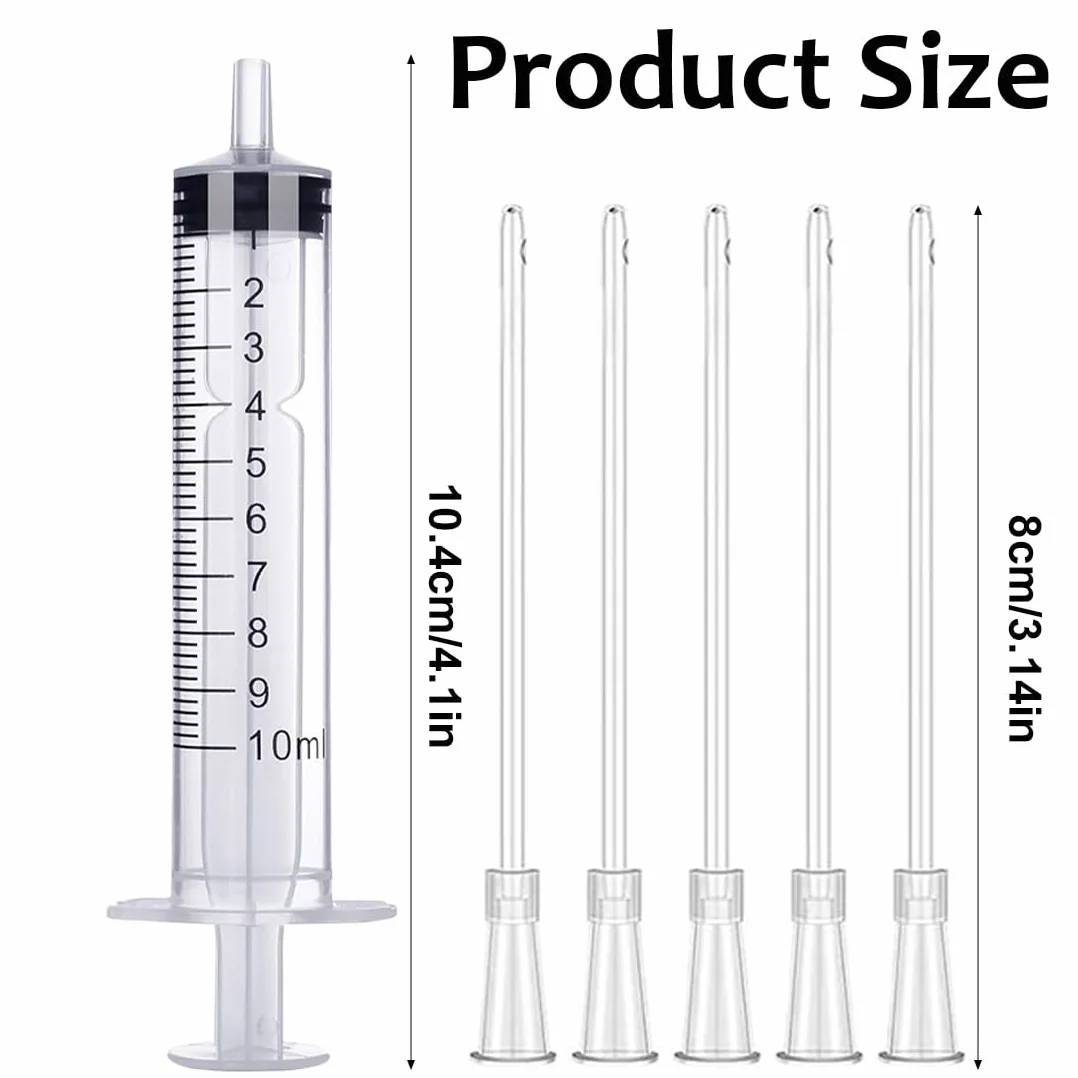 WUSJCOF 6 Pezzi Strumento per Alimentazione Manuale, Alimentatore per Pappagalli e Pulli, Tubo per Veloce, Siringhe per Uccelli Domestici Giovani,Contiene 1 tubo da iniezione da 10 ml