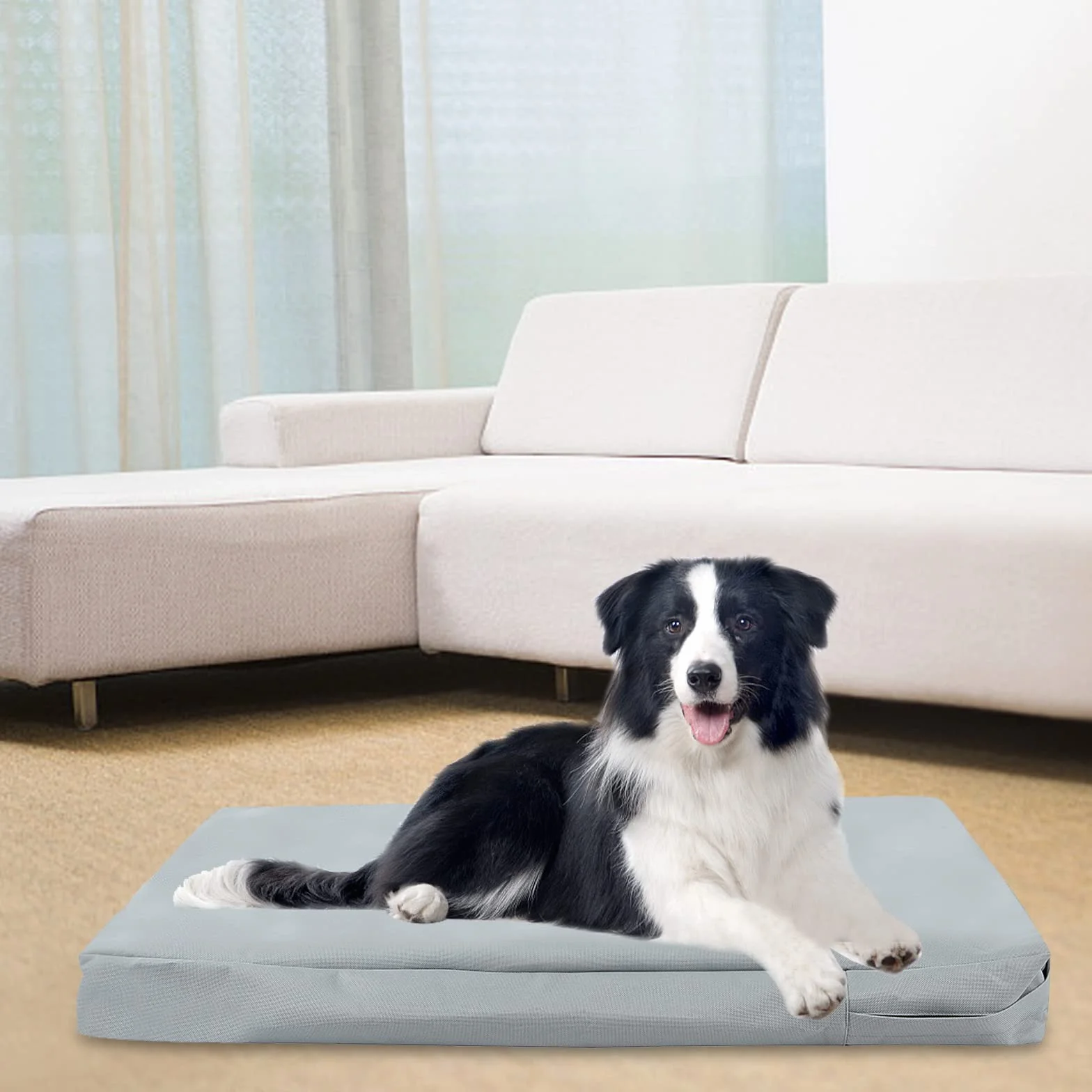 Coprisedili per Cucce, Rivestimento di Ricambio per Cani Impermeabile, Lavabile e Rimovibile con Cerniere