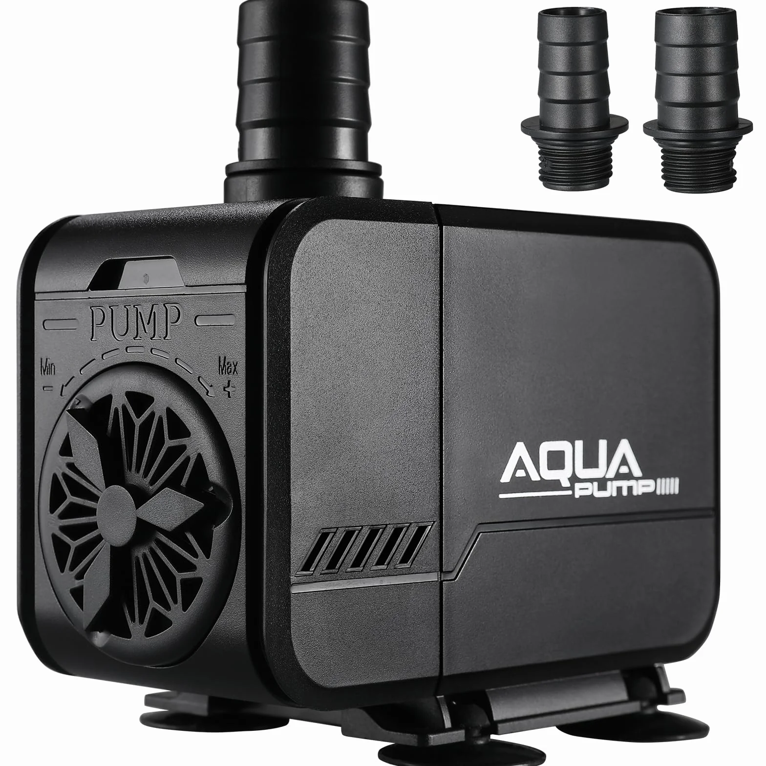 Pompa Sommersa 45W 3000L/H Silenziosa per Acquari e Laghetti, Massima di Sollevamento 3m,Portata Regolabile con Filtro e 3 Ugelli 19/22/25mm, Ideale per Fontane, Idroponica e Circuiti Acquatici