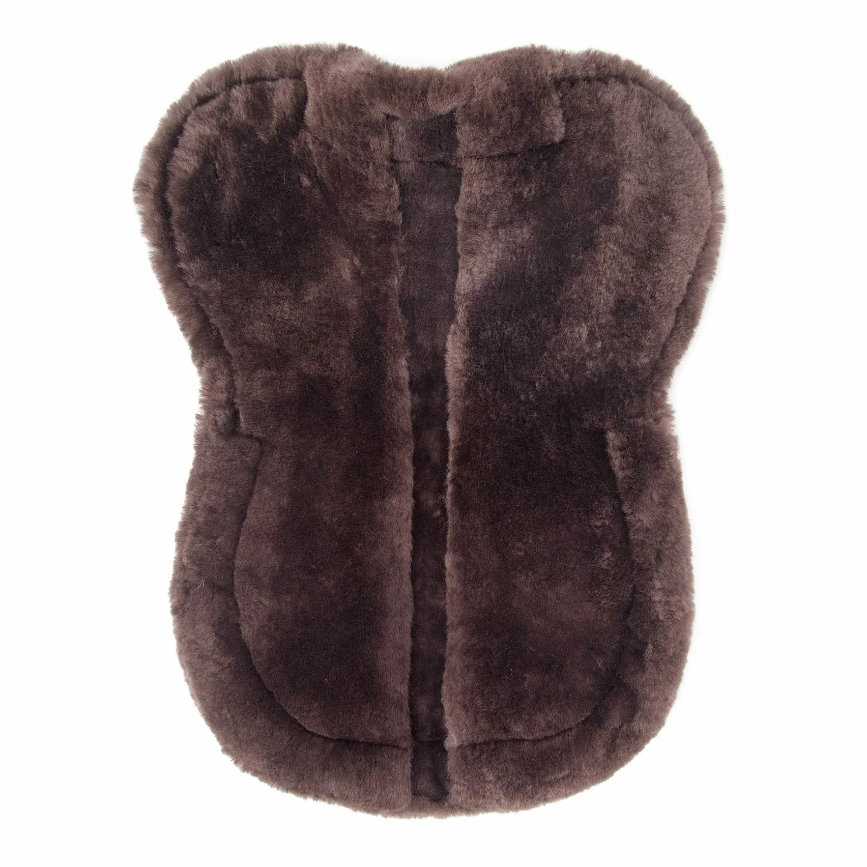 Lambskin Half pad - Cuscino da sella in pelliccia di agnello Marrone (M)