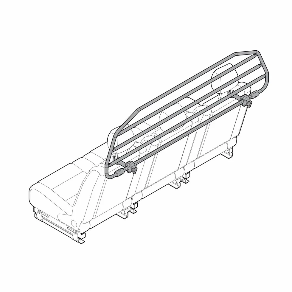 NORDRIVE N70060 Fit-Kit A, Kit di Montaggio a poggiatesta