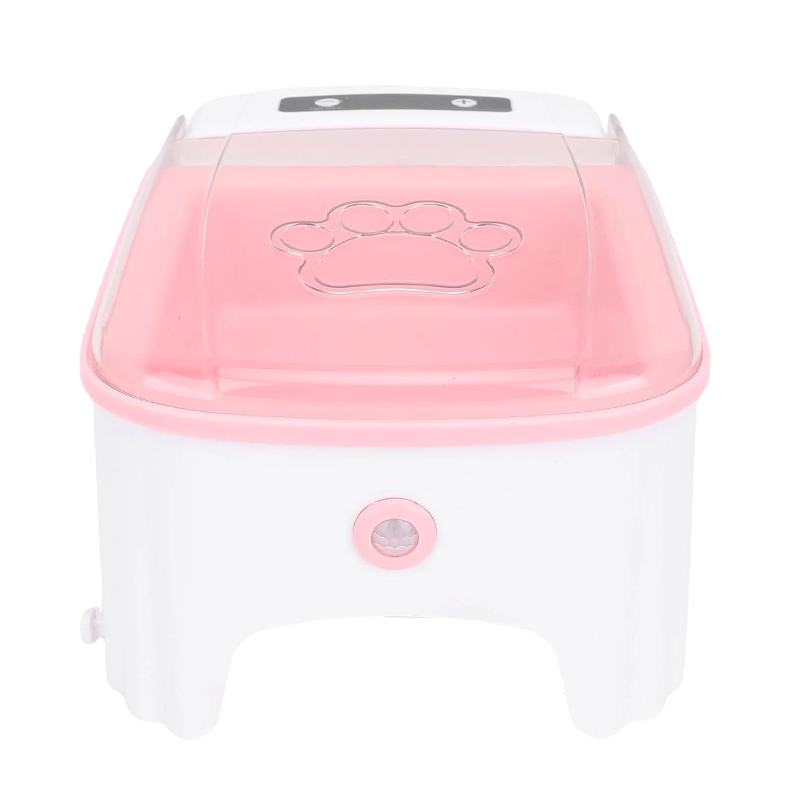 Topiky Mangiatoia Automatica per Gatti Temporizzata da 2,5 Litri Dispenser di Cibo per Animali Domestici di Grande Capacità Antiribaltamento con Timer Programmabile per Cani Gatti, Mangiatoia (PINK)