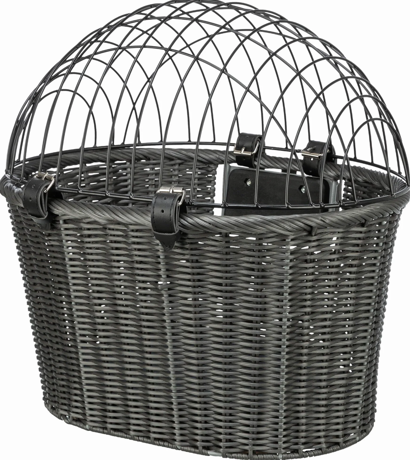 Trixie Cestino anteriore per bicicletta, 44 x 34 x 41 cm, Antracite, 2,04 kg
