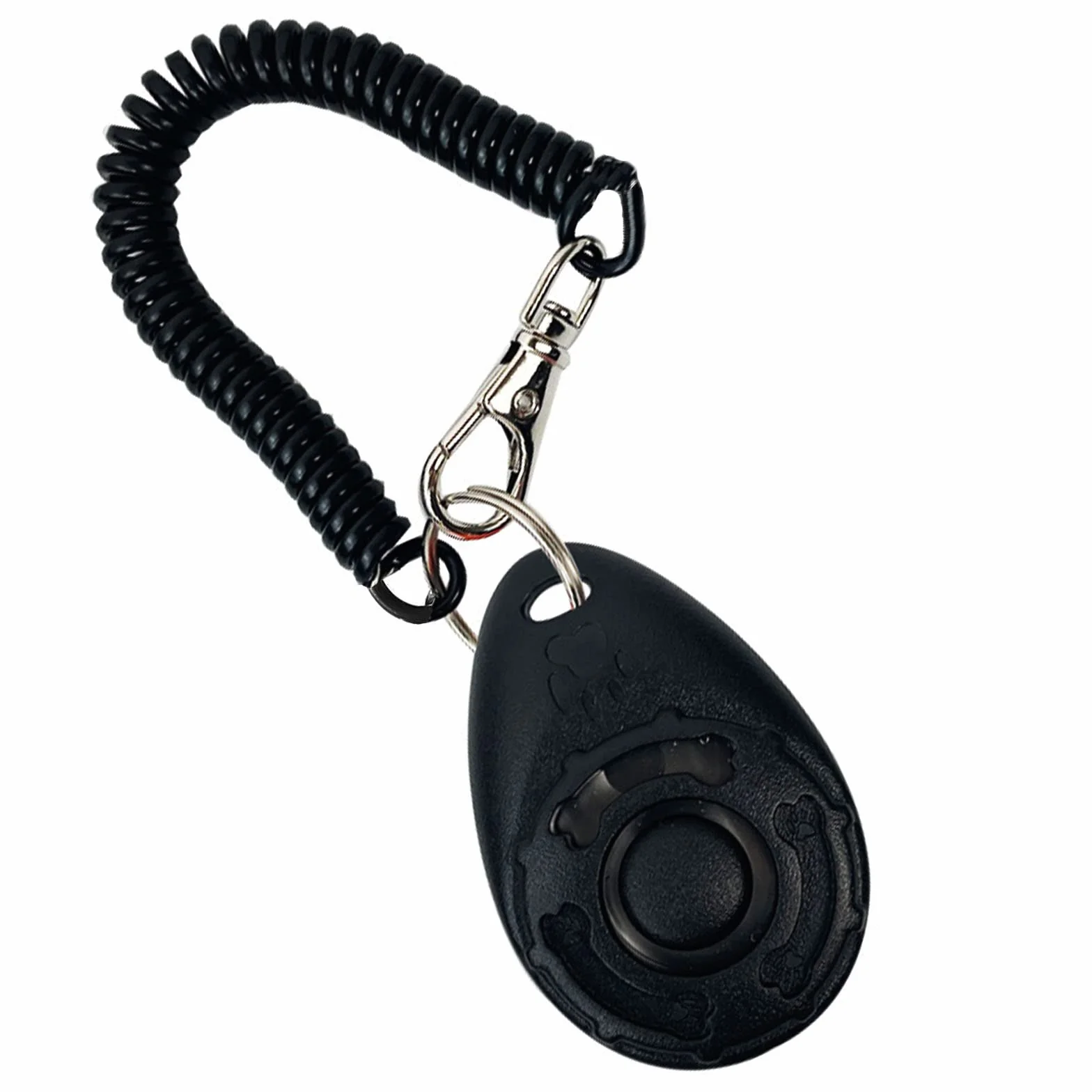 1 Pezzi clicker per Cani,clicker,Clicker per Addestramento Cani,Training Clicker,Clicker per Cani con Cinturino da Polso,per Cani, Gatti, Uccelli, Cavalli,ECC.(Nero)
