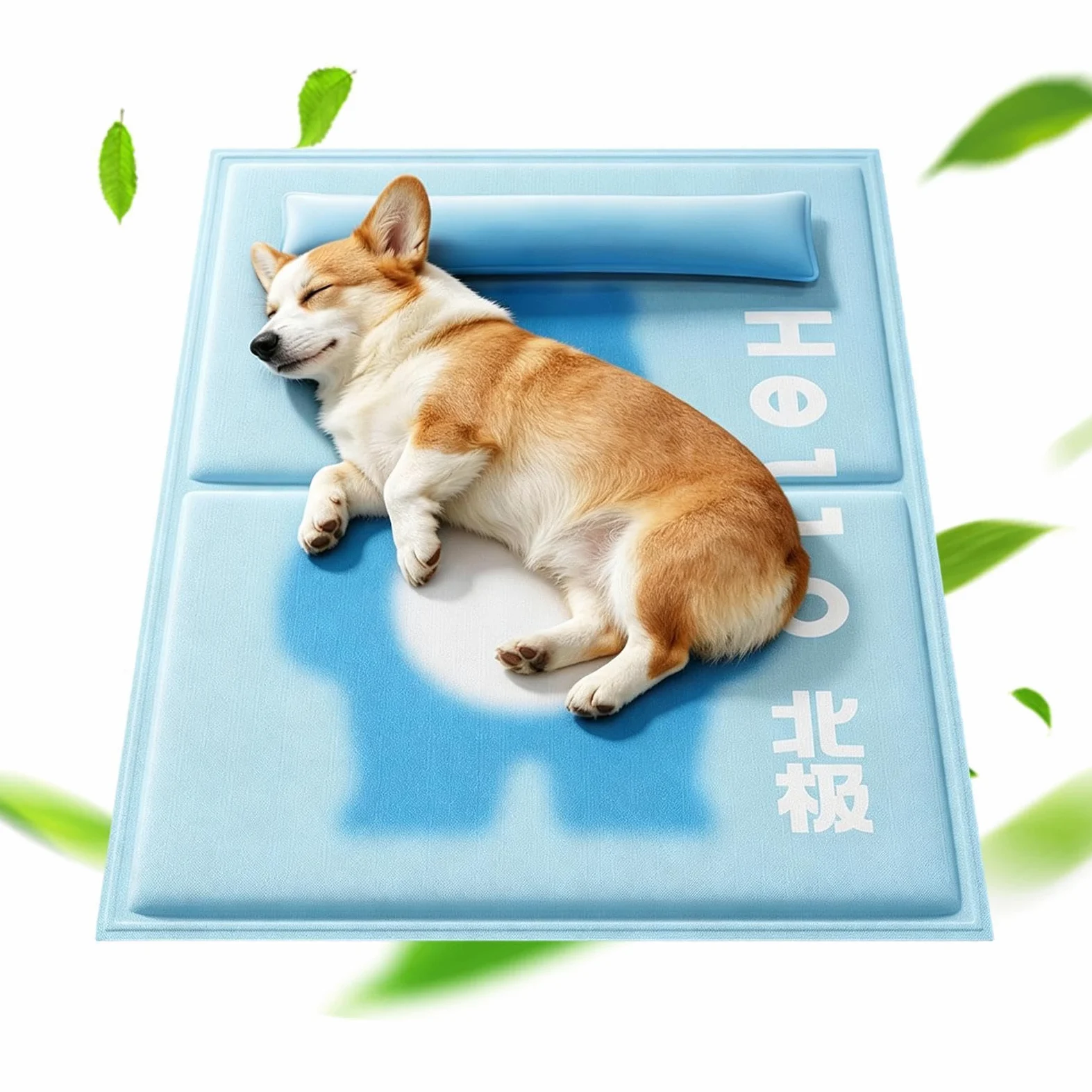 Generico Tappetino rinfrescante canino Traspirante Interno Esterno | Tappetino Rinfrescante per Gatti Animali Domestici per cani di piccola media grande e gatti trasportino campeggio spiaggia