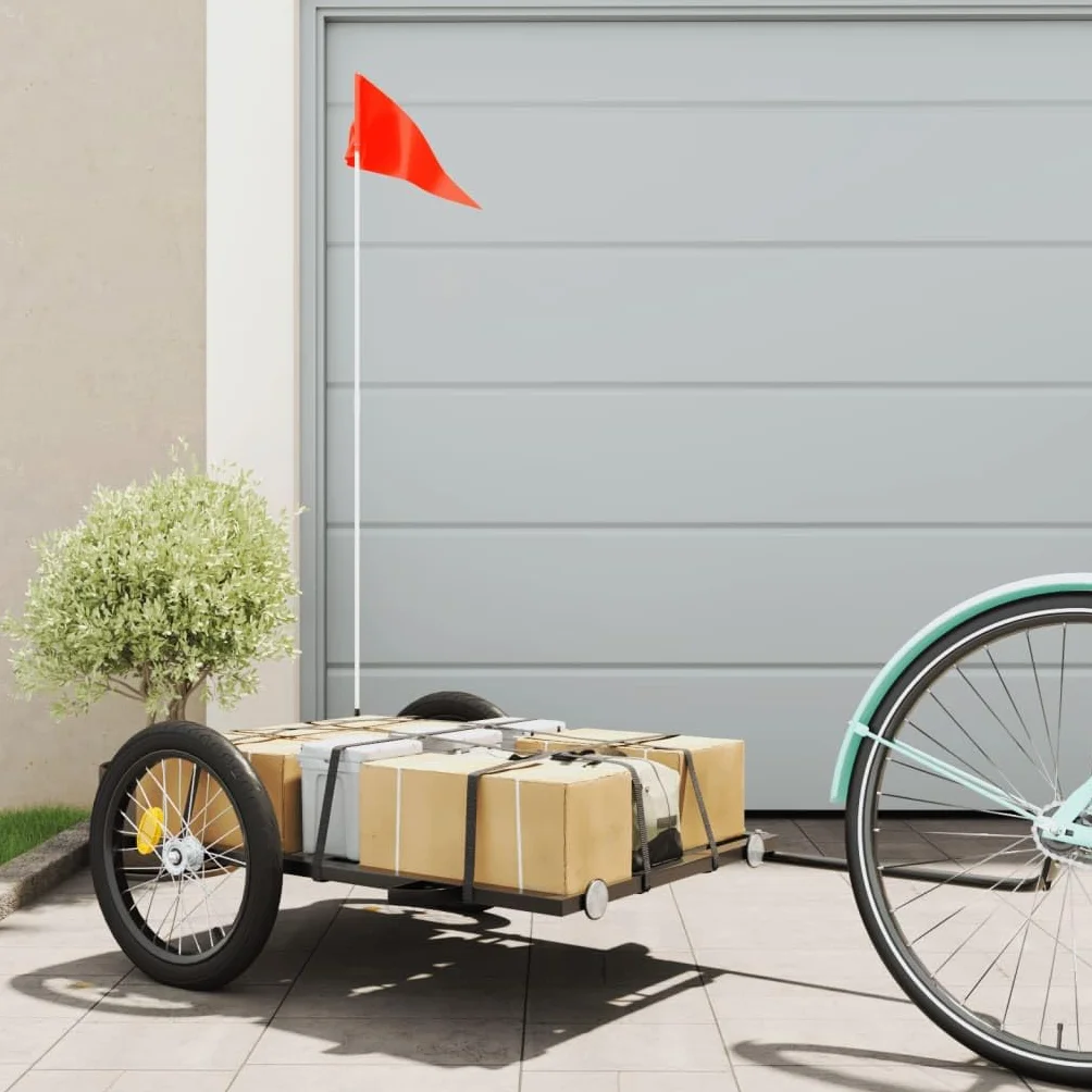 vidaXL rimorchio per bici rimorchi per bici rimorchio per bicicletta