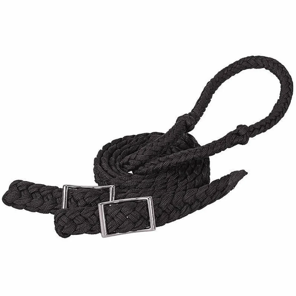 Weaver Leather Braided Nylon Barrel rein, Hurricane