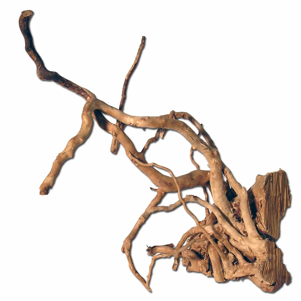 Amtra Legno Red Wood - Taglia S 15-25 cm, Decorazione in Legno Naturale per Acquari, Tronco naturale ornamentale, Accessorio arredo decorativo per Terrari