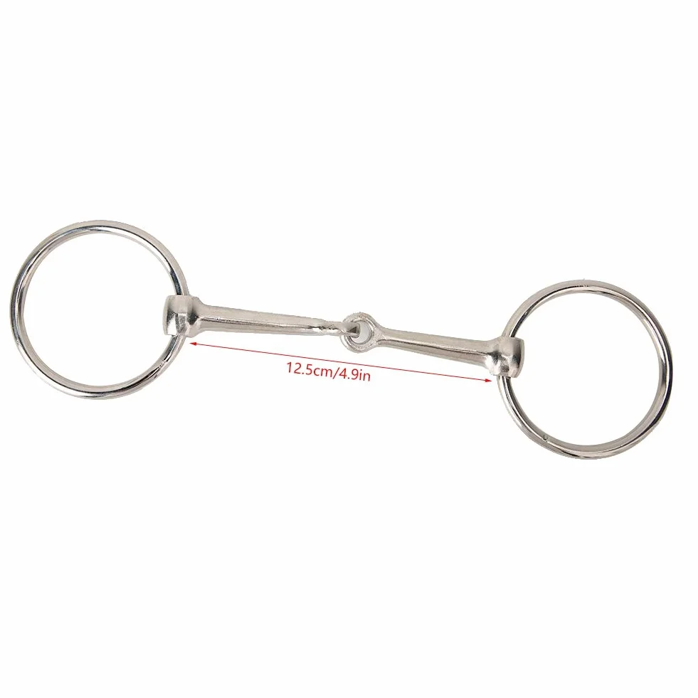 Filetto ad Anello, Filetto per Cavallo, Acciaio Inossidabile per Un Uso prolungato