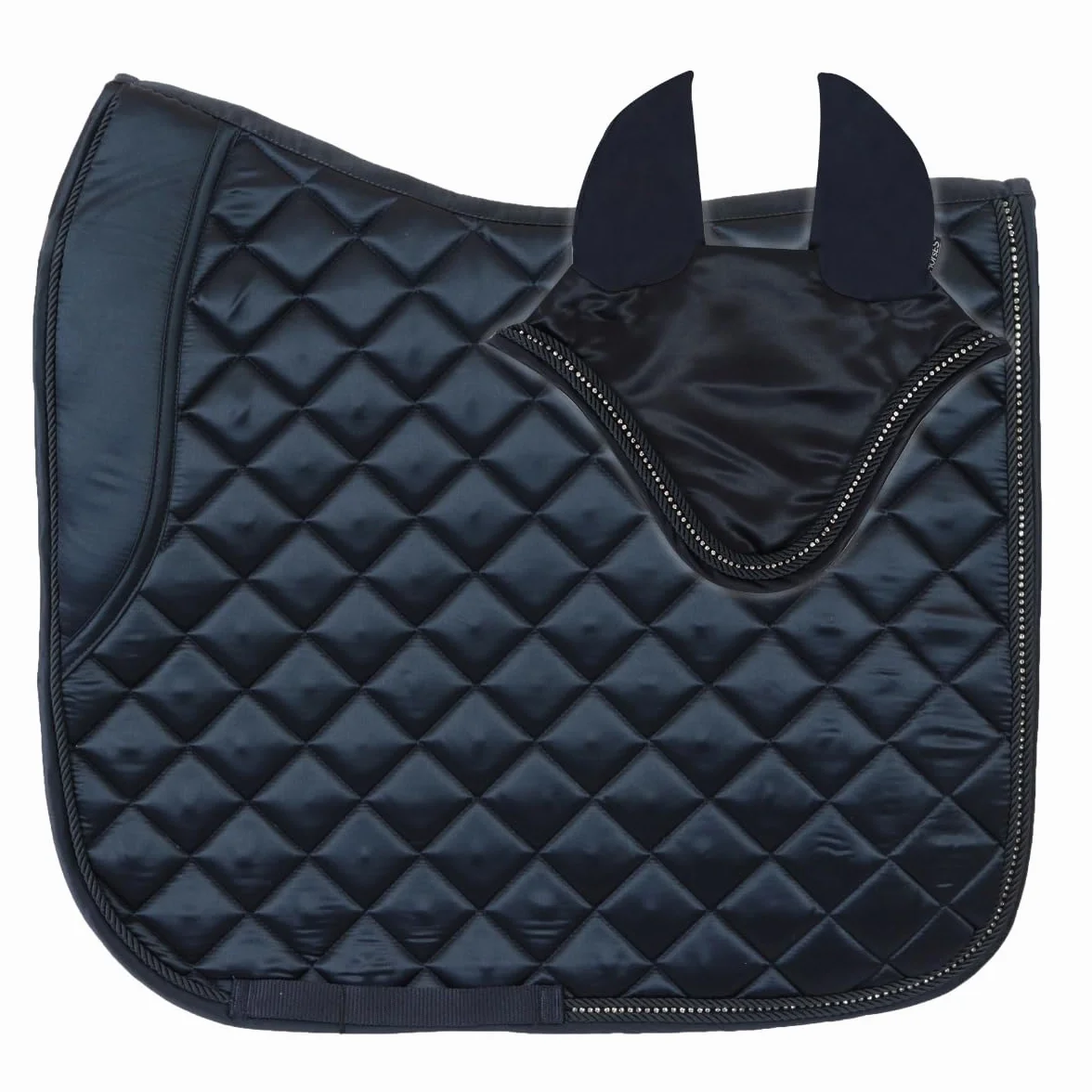 Horses Set Sottosella e Cuffietta Brilliant, Stile e Comfort per Il Tuo Cavallo da Tosoni Selleria