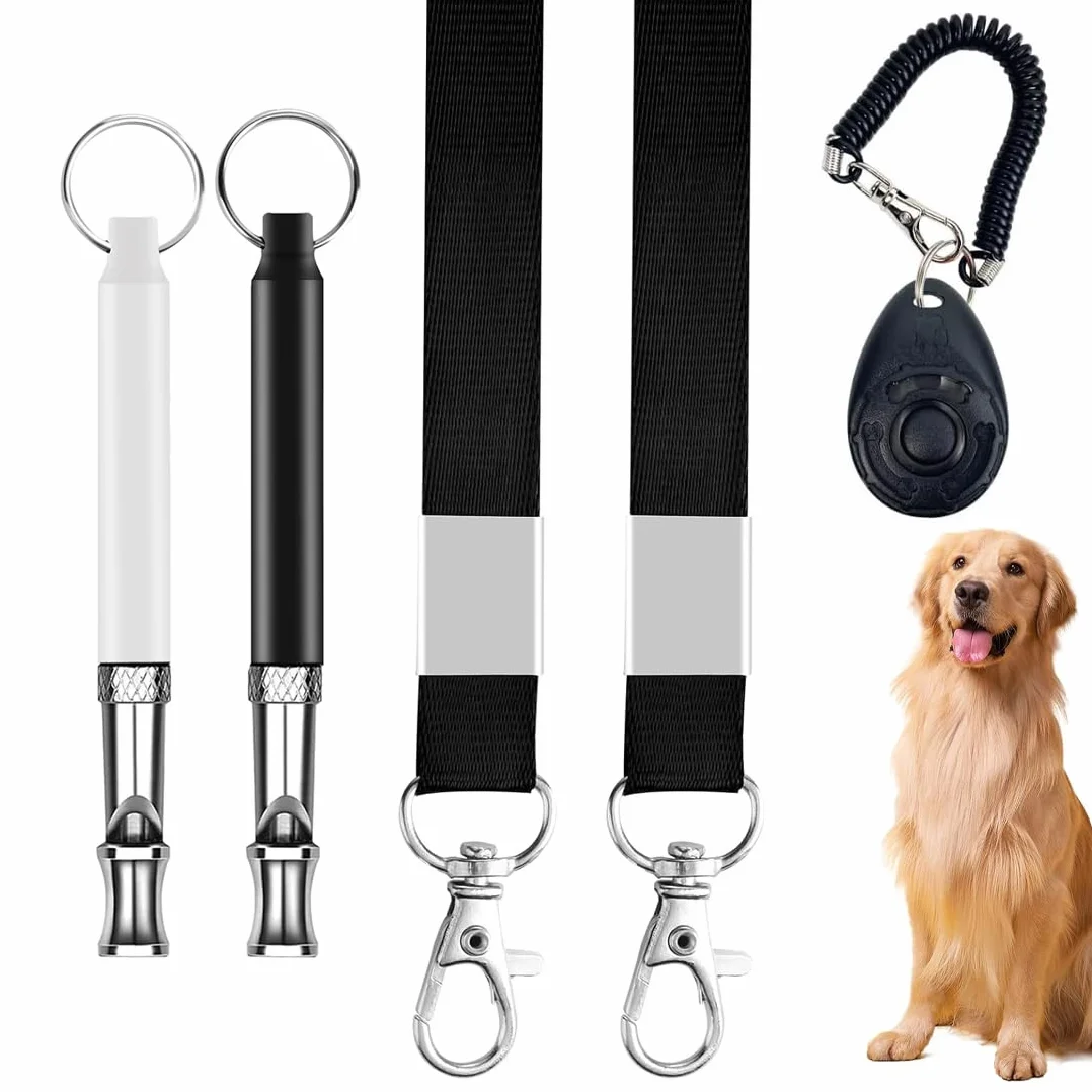 1 Set Fischietto Ultrasuoni Per Cani, Fischietto Per Cani, Ultrasuoni Per Cani, Fischietti Per Cani Con Cordino Regolabile Per Ii Richiamo E Ii Controllo Dell'Abbaio