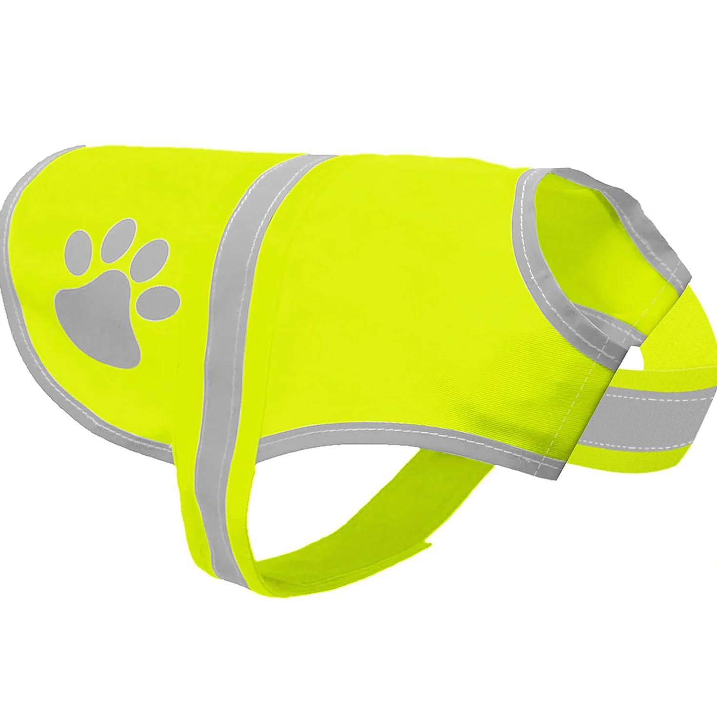 Voarge Gilet di Sicurezza Riflettente per Cani, Alta Visibilità, Giacca Riflettente Giubbotto di Sicurezza Giubbotto di Animale Domestico per Notte All'aperto L