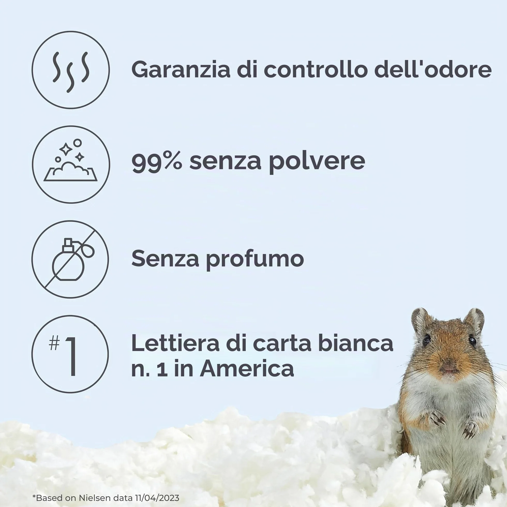 KAYTEE Superpet | Lettiera Clean & Cozy per Piccoli Animali/roditori/criceti | Bianco | 99,9% priva di Polvere | Controllo degli odori | 49,2 Litri