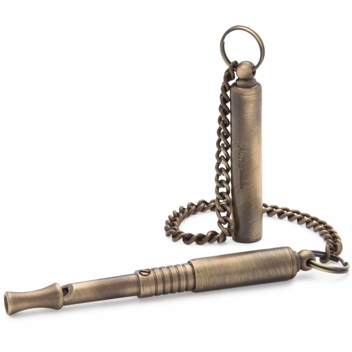 Acme Silent Whistle No. 535 Fischietto per Cani Silenzioso per educazione e addestramento Cani, Quasi Non udibile per l'Uomo, in Ottone Antico