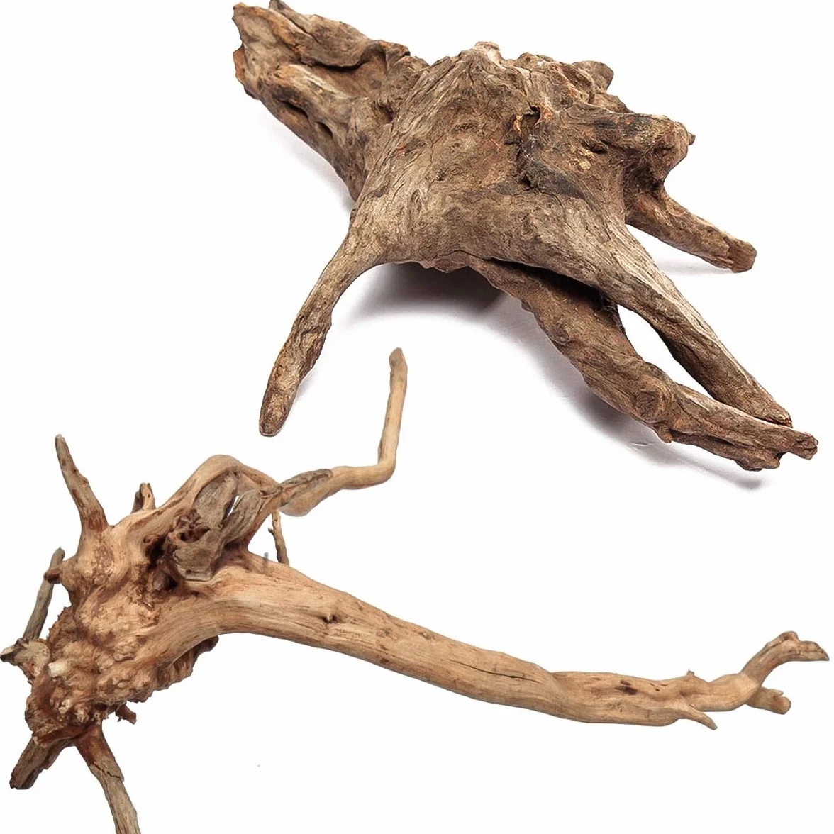 Esenlong Acquario Affondabile Driftwood Fish Tank Decorazioni Ornamento Naturale Acquario Decorazione Piante con Vista Rockery Driftwood Paesaggistica Legno Morto (Forma Casuale) 10-15 cm