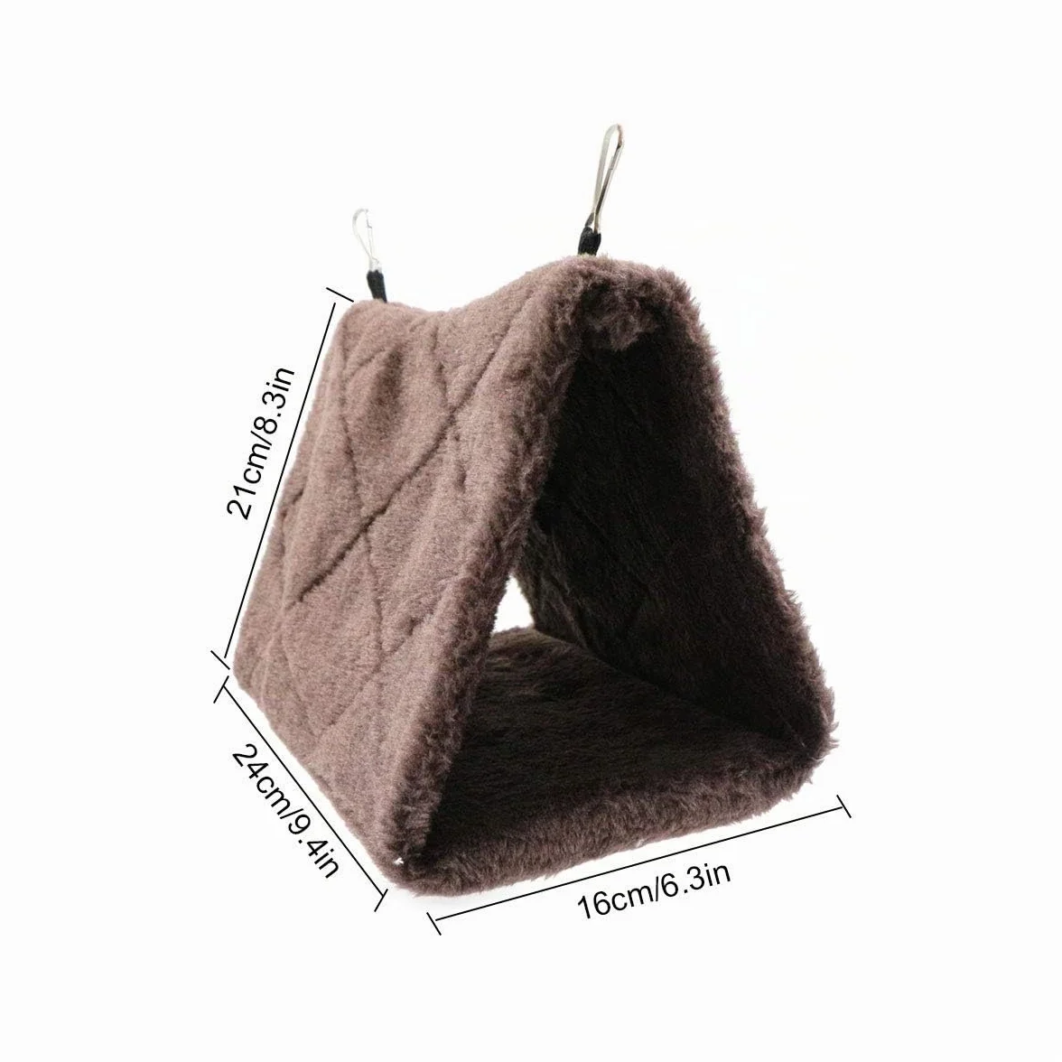 Amaca per Uccelli Nido D'uccello Giocattolo per Pappagalli, Cuccia da Appendere per Gabbia, Appesa Cuccia di Peluche,Happy Hut Letto Tenda, per Ara, Parrocchetti, Cacadu Canarini.