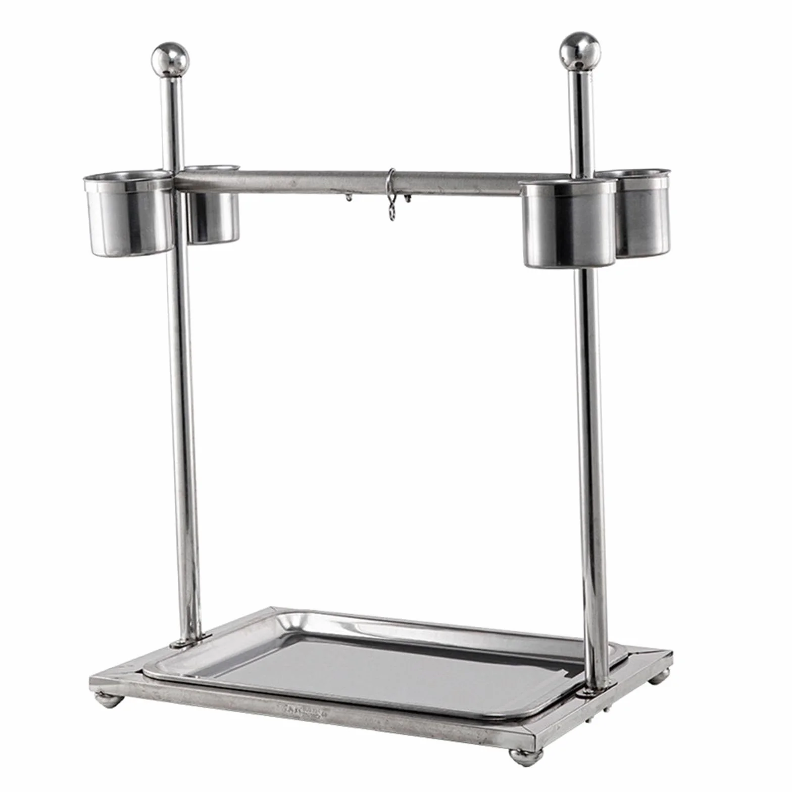 Fenteer Supporto Da Tavolo per Uccelli Trespolo Gioco Piattaforme 36x25x40 cm