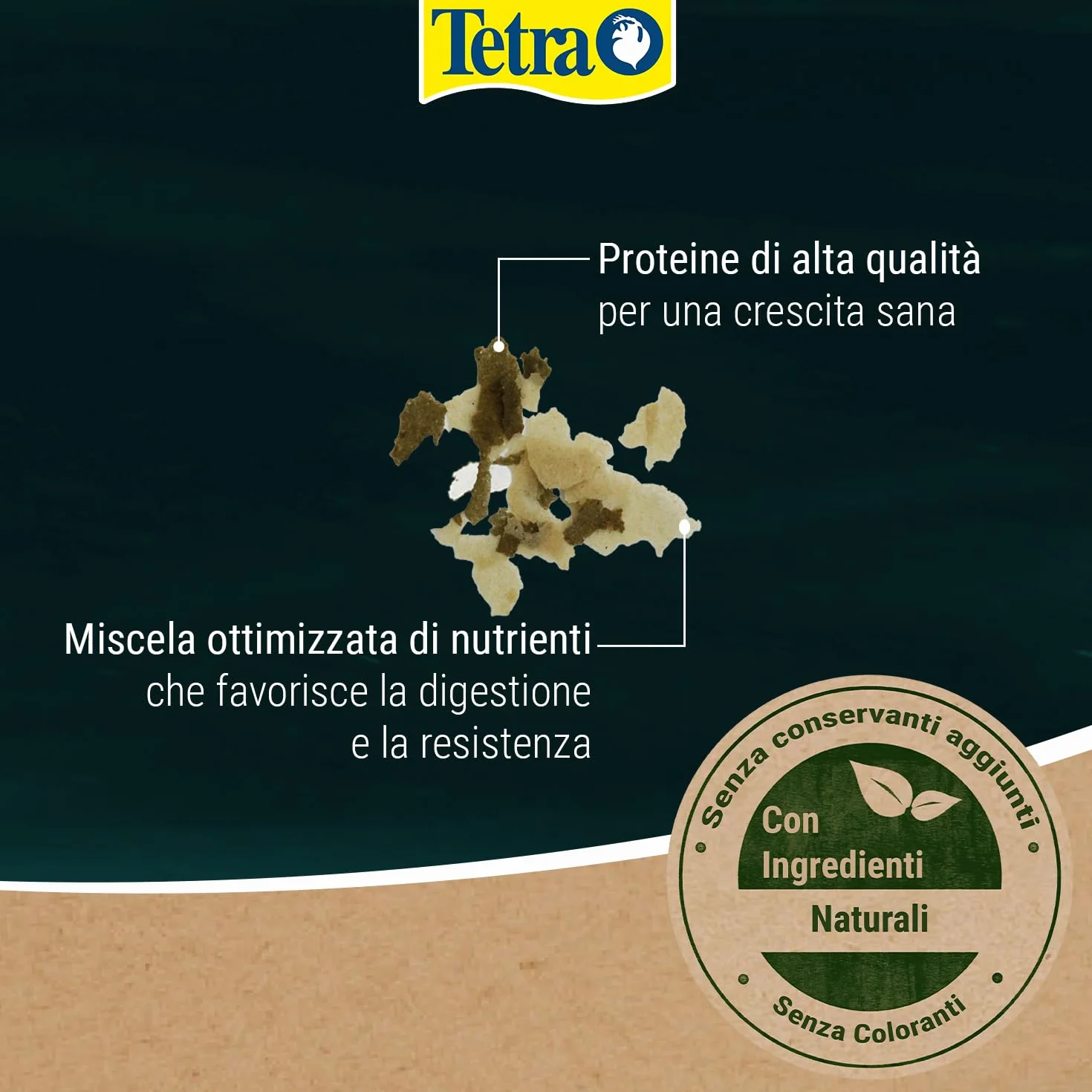 Tetra Pond Flakes 1 L Mangime per Pesci in Fiocchi, Ottimale per Pesci Giovani e di Piccole Dimensioni del Laghetto da Giardino