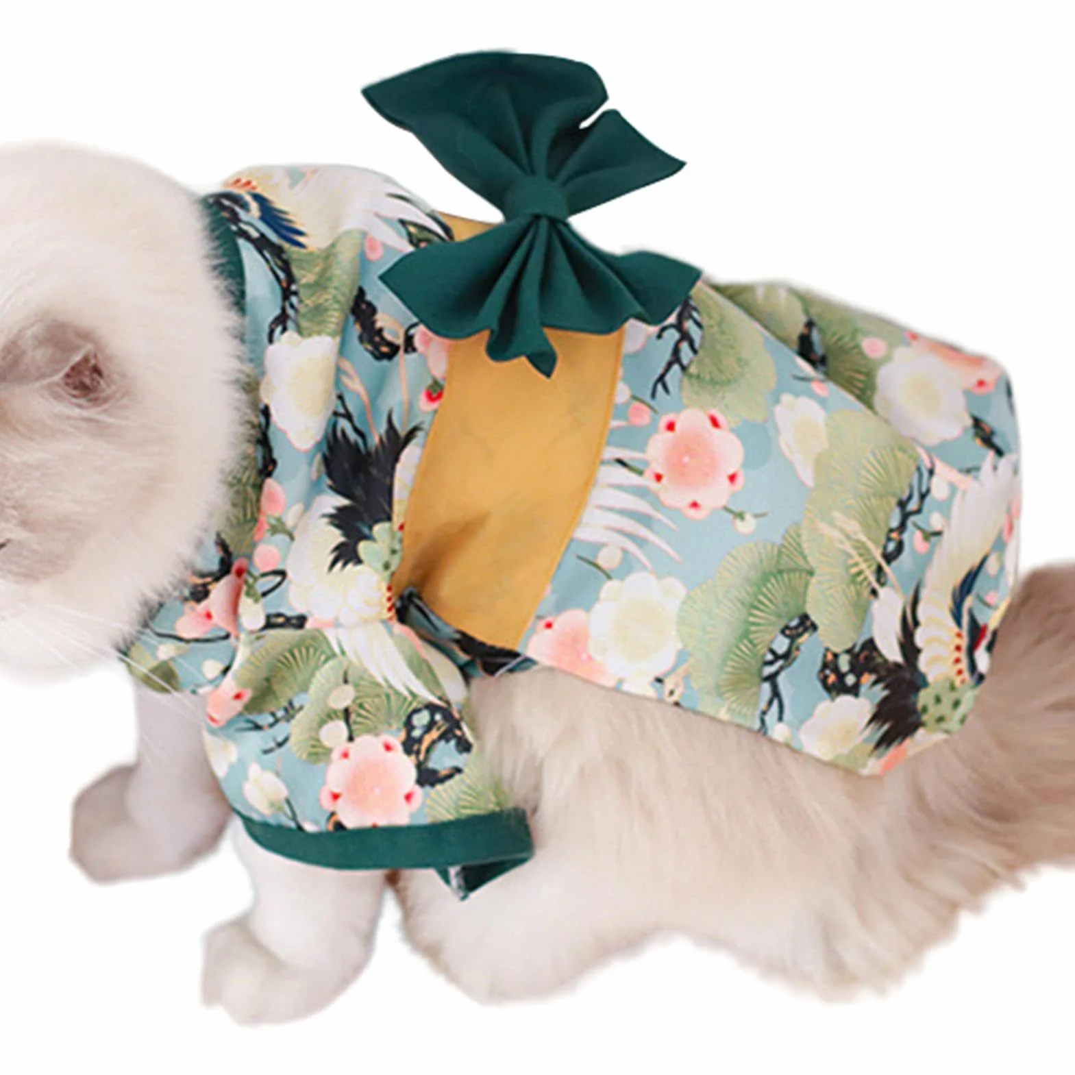 Kimono per animali domestici Cosplay giapponese Abbigliamento per gatti cani