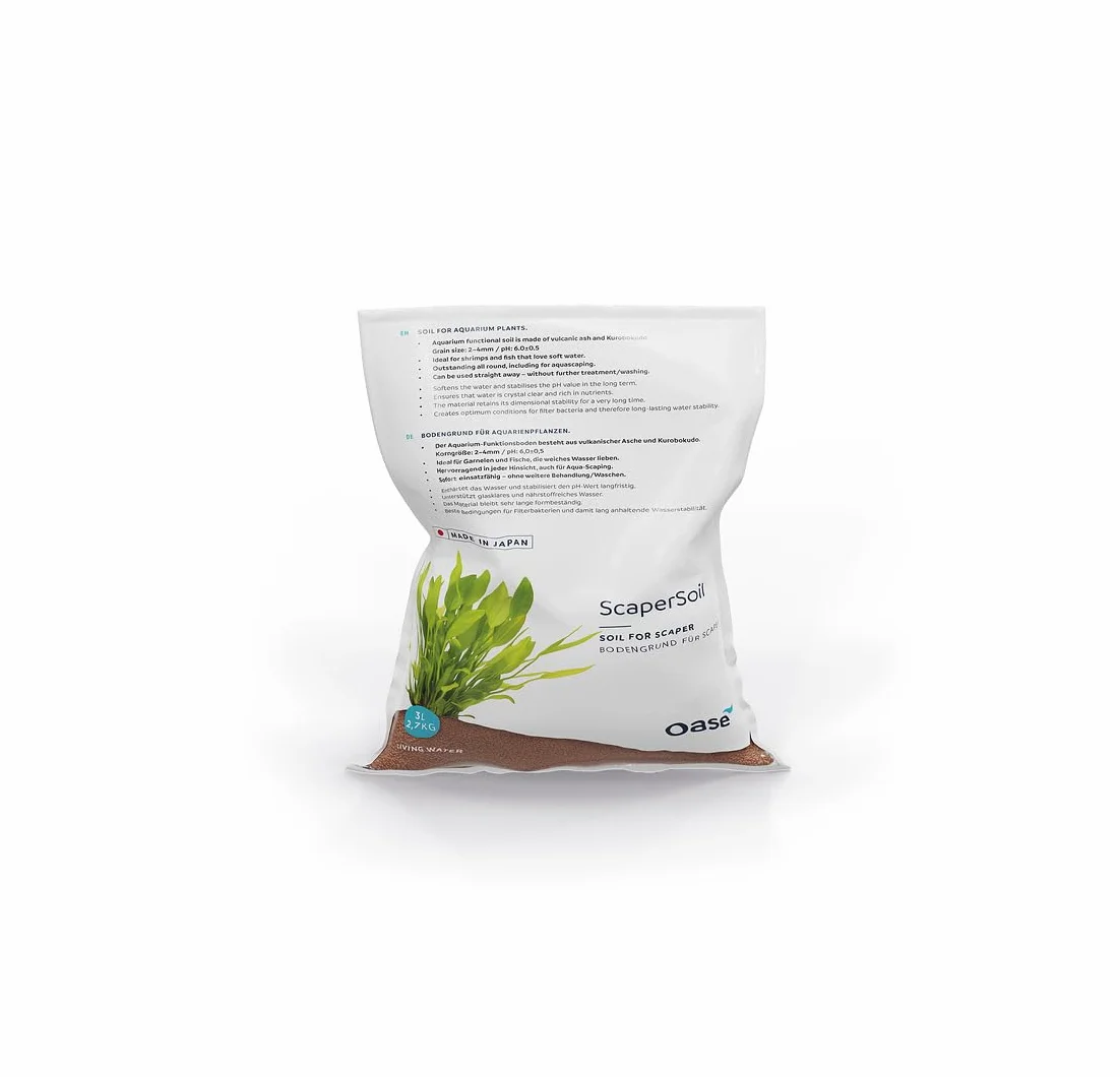 OASE ScaperLine Soil 88043 - Soil, fondo per piante, 3 l, marrone, grana da 1,5 mm a 3 mm