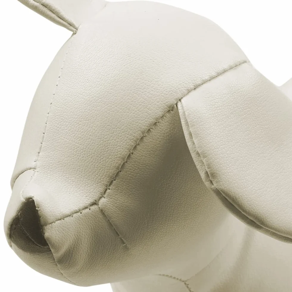 Leather Cane Manichini Posizione in Piedi Modelli di Cane Giocattoli Negozio di Animali Negozio Manichino Bianca S
