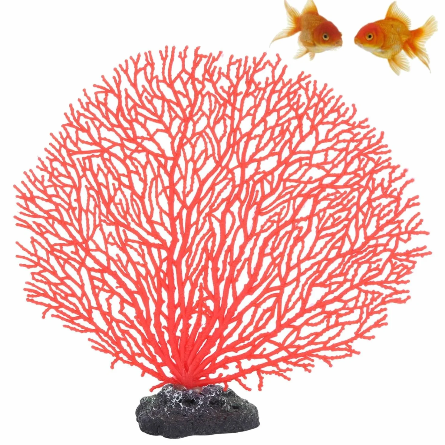 Corallo artificiale per acquario, Pianta di corallo simulata in PVC decorazione realistica per vasca di pesce