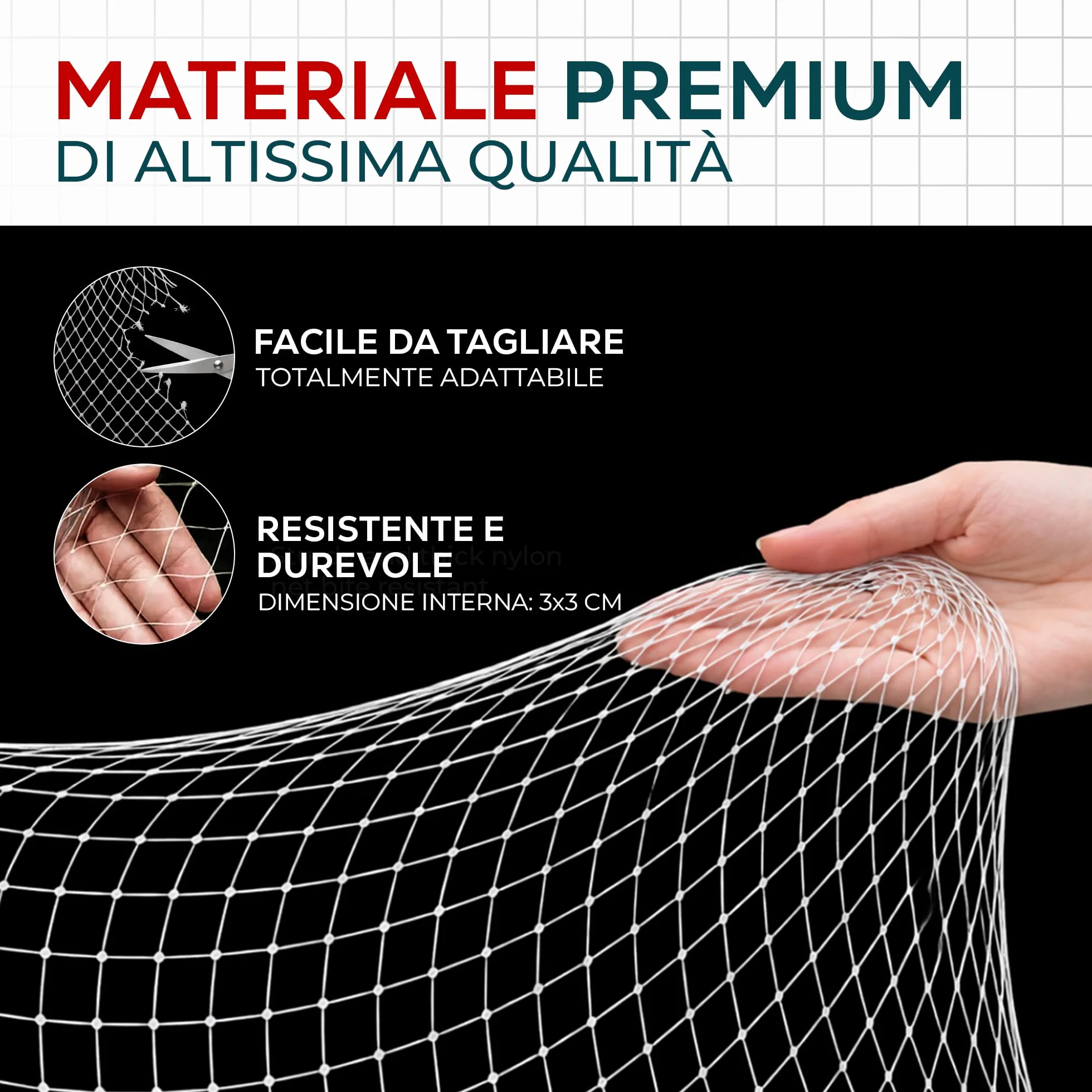 Rete per Gatti I Trasparente I 8x3m I Giocattolo Regalo I Rete per Gatti Balcone Trasparente I Rete Balcone per Gatti | Rete Protezione Balcone e Finestra per Gatti
