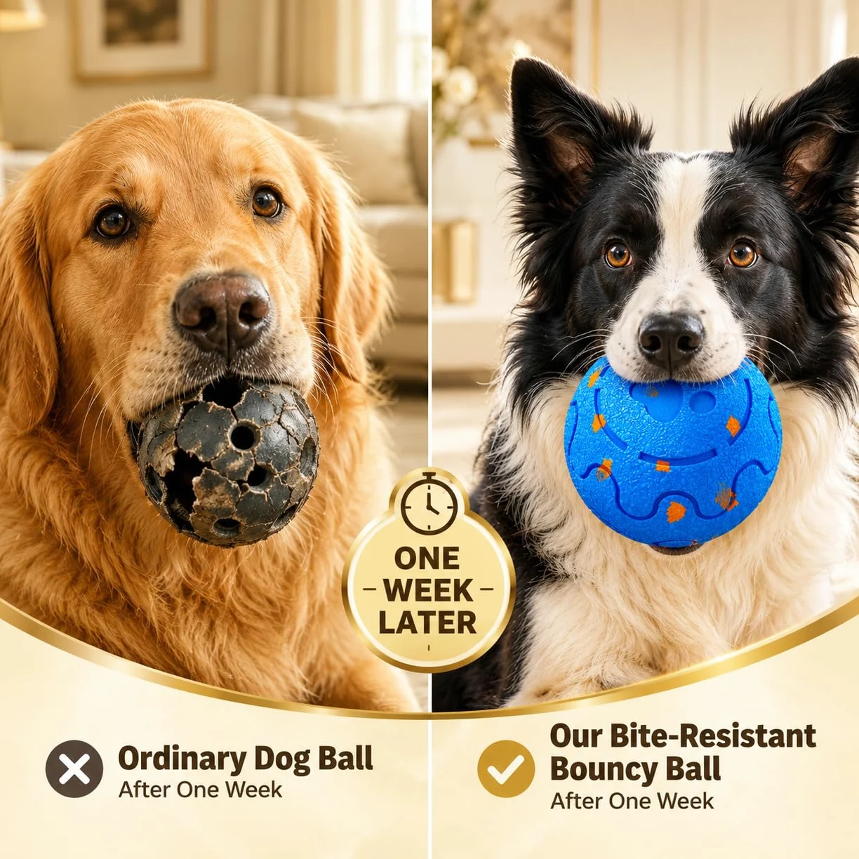 Dog Wicked Ball, giocattolo interattivo per cani, palla per cani elettrica con 3 modalità, materiale E-TPU, attivazione automatica tramite movimento, ricaricabile USB-C, per cani di taglia M-L
