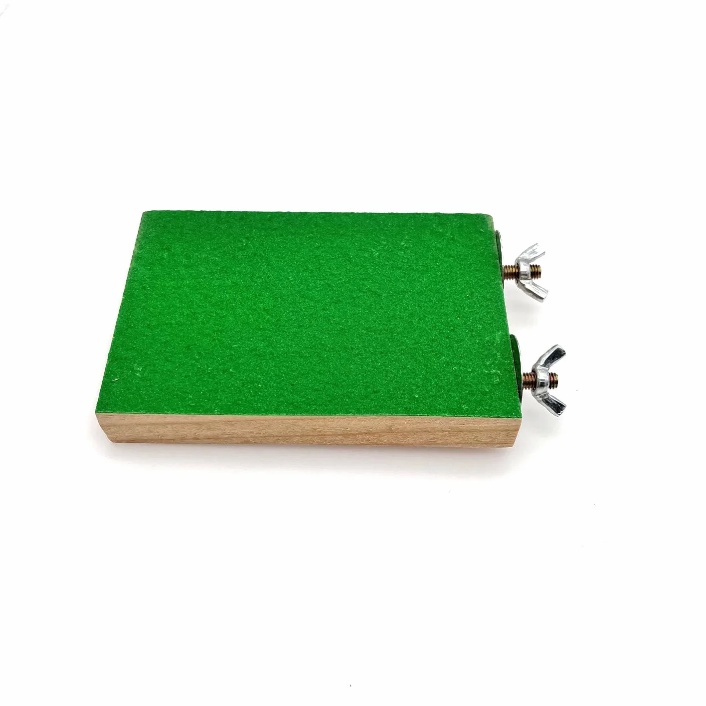 JZK Verde trespolo legno piatto per pappagalli, piattaforma pappagallo, posatoio limaunghie per pappagallino, canarini, calopsitte, piccioncini, criceti, gabbietta giocattolo per uccellini