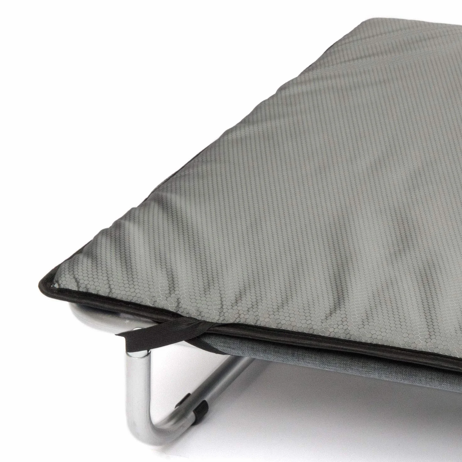 Leopet Materassino COPRIBRANDINA in Tessuto Waterproof con Elastici AI Bordi, Materassino Doubleface per Cani (55X90 cm, Blu - Grigio)