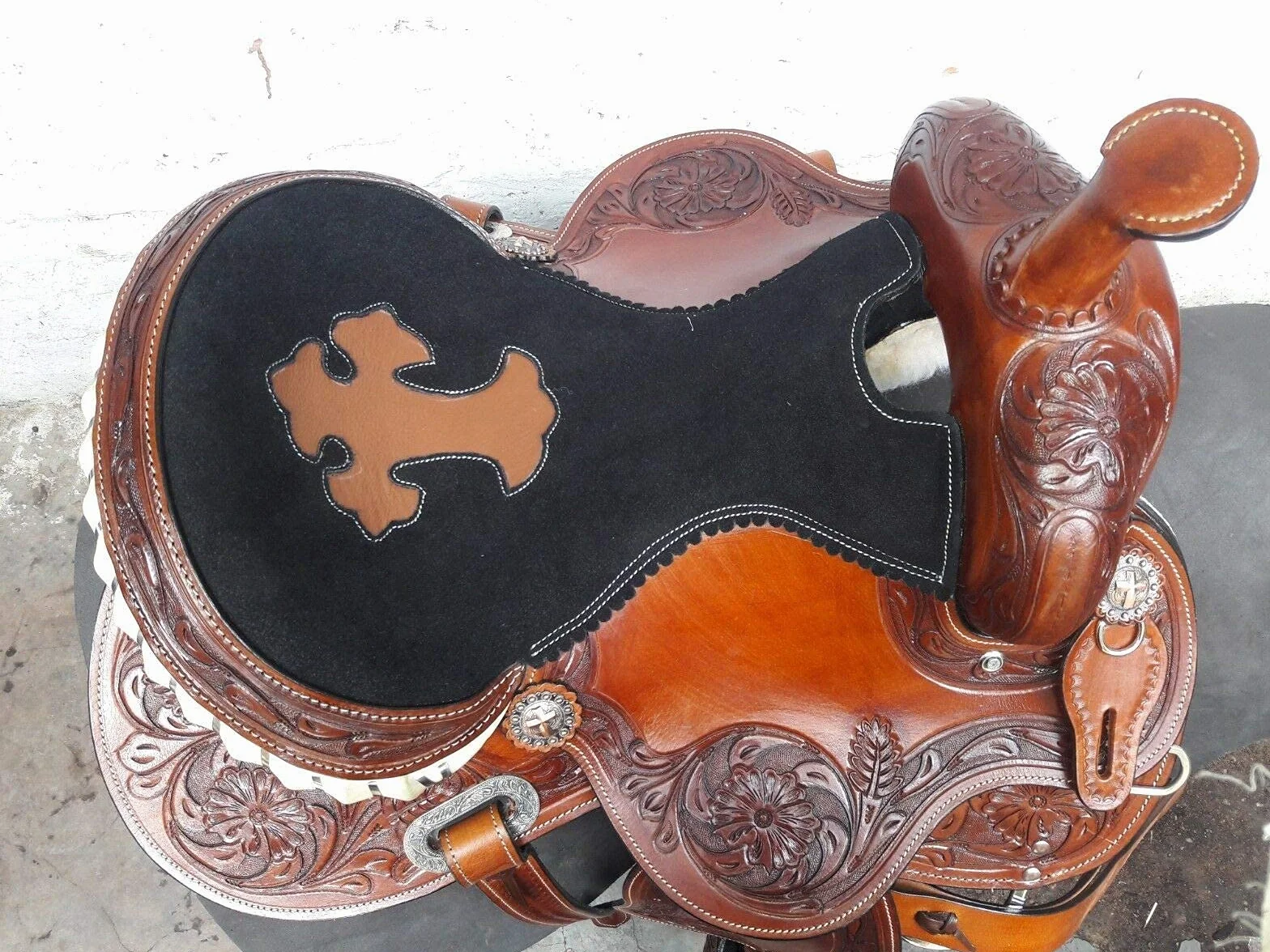 Equestrian Universe Western Sella Barrel Racing Style Giovani/Bambini Sella