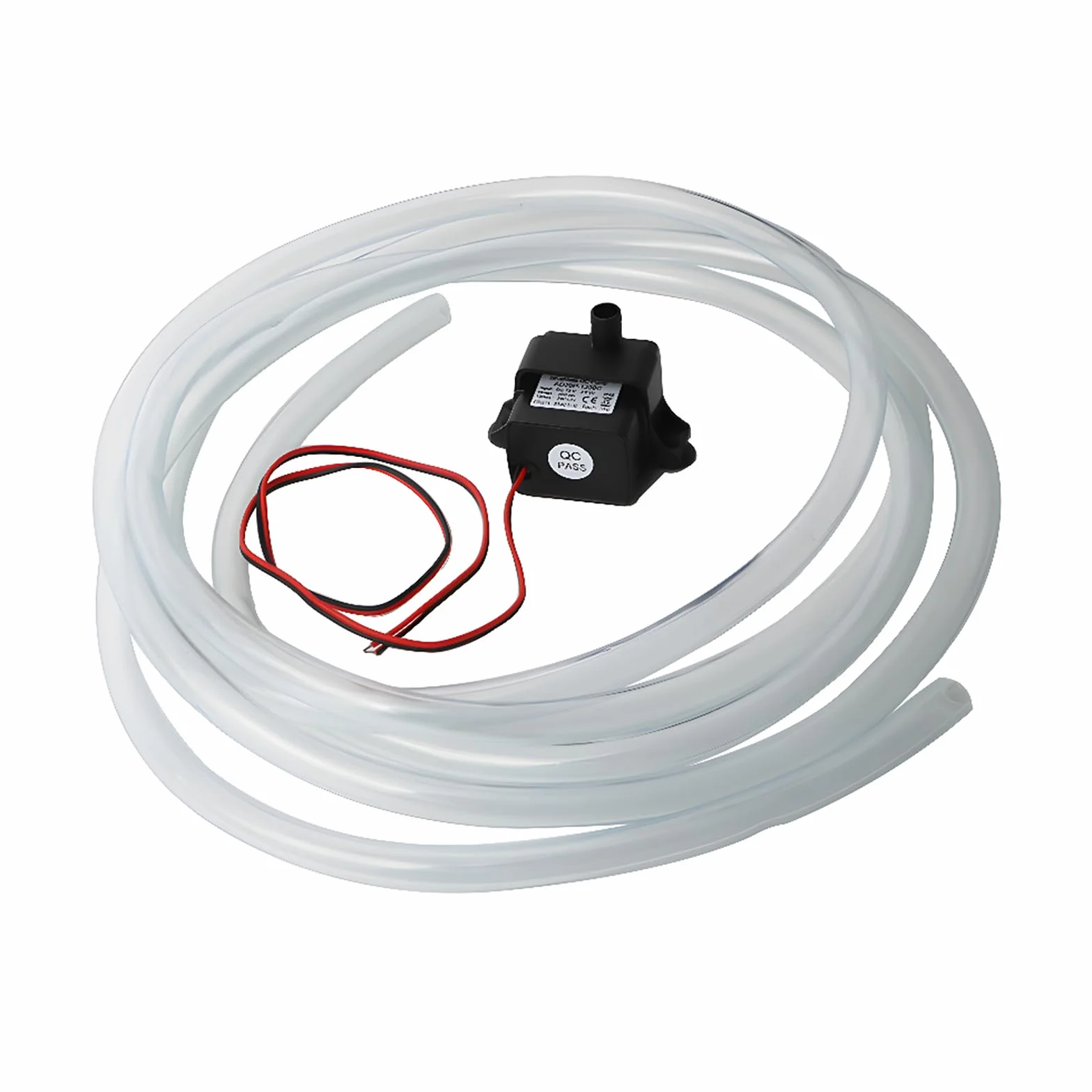 Mini Pompa Acqua Sommergibile, CESFONJER Pompa Dell'olio ad Acqua Brushless con cavo da 46cm per Terrari, Stagno di Pesce, Sistemi di Circolazione, (con Diametro 8mm 3m Lunga Tubazione in PVC Morbido)