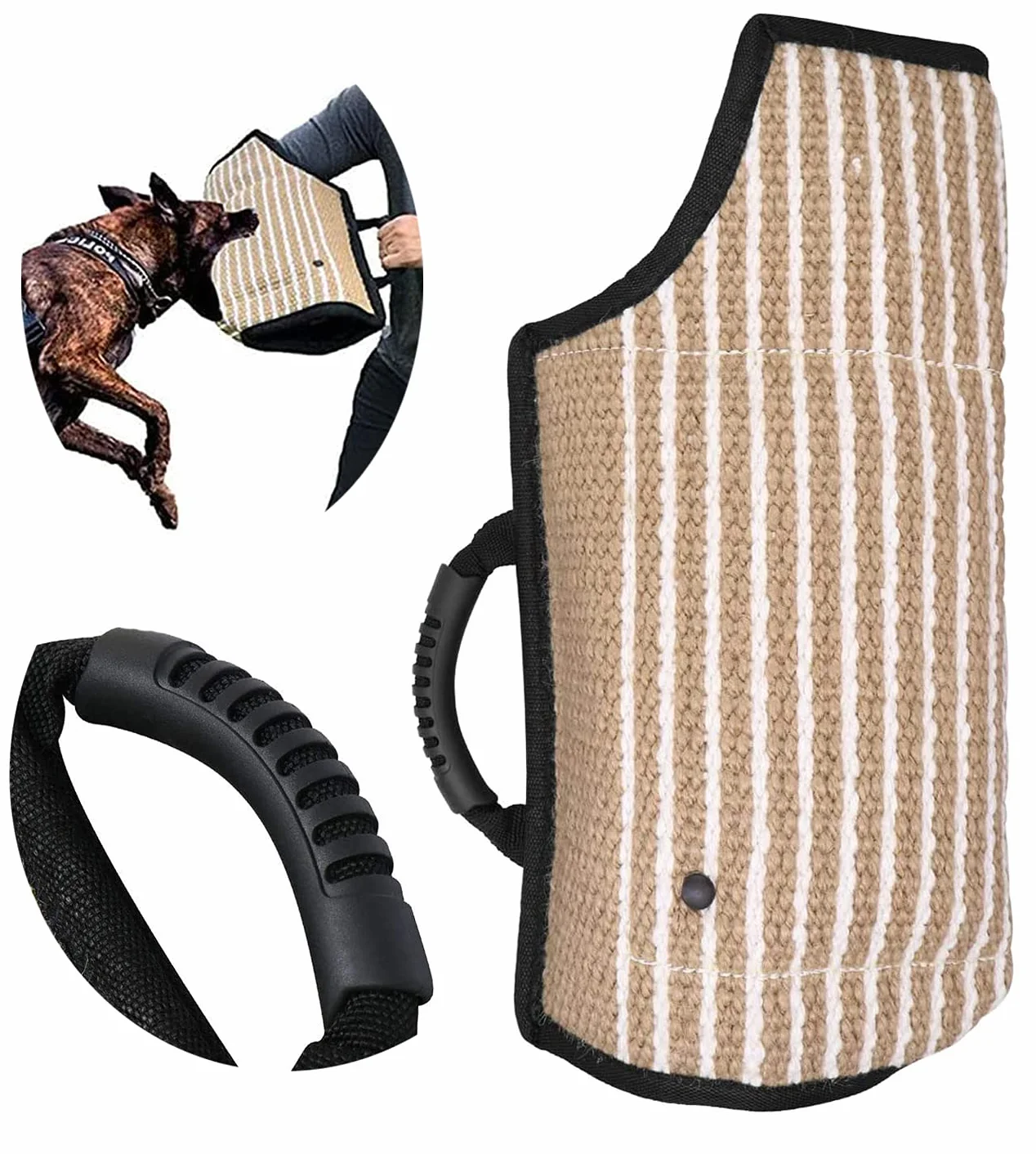 Kit di Allenamento per Cani Protezione Braccia Juta Durevole Taglia Media Accessori Addestramento
