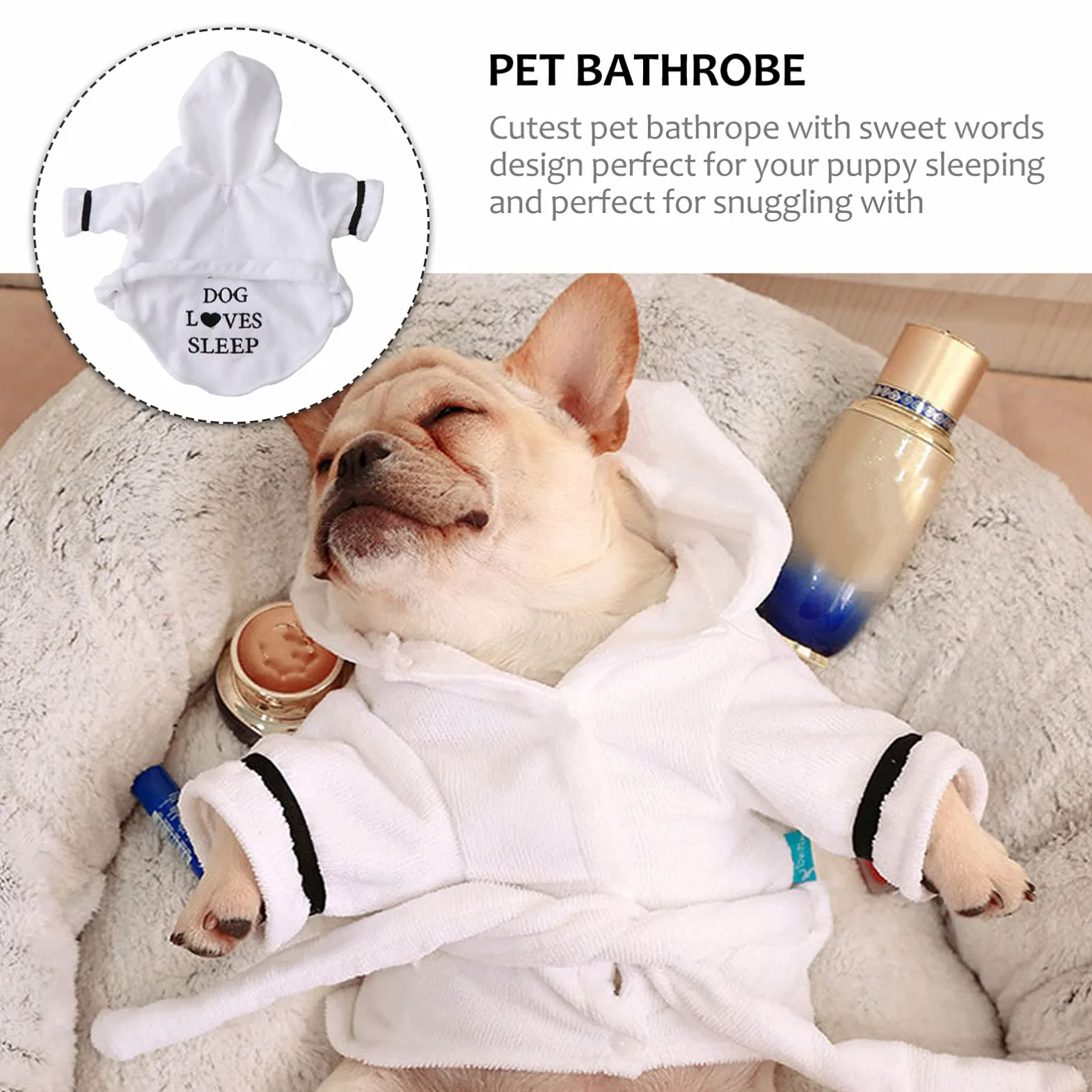 2 Pz Accappatoio per Animali Domestici Asciugamani per Cani Ad Asciugatura Rapida Pigiama per Cani Asciugamano da Bagno con Cappuccio per Cani Accappatoi per Cani Dopo Il Bagno