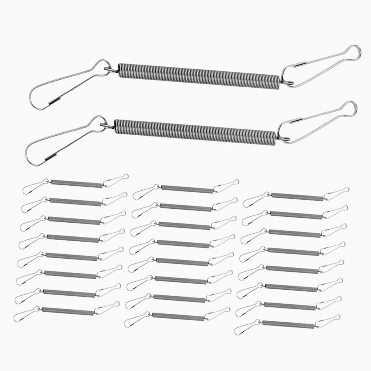 ORFOFE 50 Pezzi Clip a molla in acciaio per supporto bevitore appeso gabbia piccoli animali coniglio criceto holder fissaggio bottiglia acqua