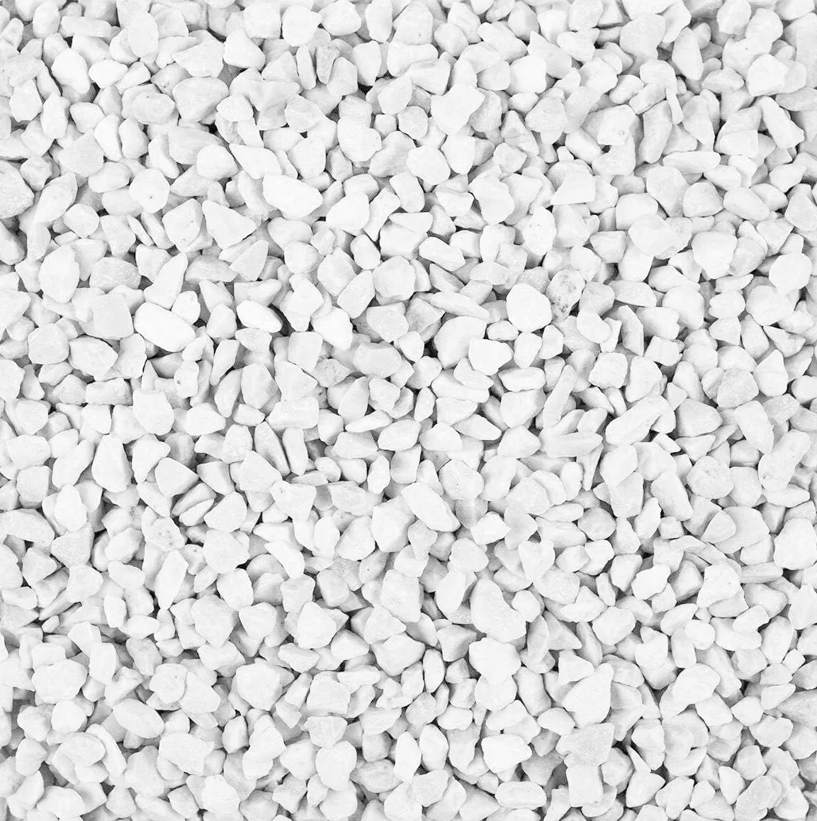 Ghiaia Bianco 1,5/25KG - Ghiaia per Acquario - Sassolini Decorativi per Vasi - Sassi Decorativi per Vasi - Ghiaia per Vasi - Sassolini per Acquario - Ghiaia per Giardino, ZEN (1,5 Kg Sacco)