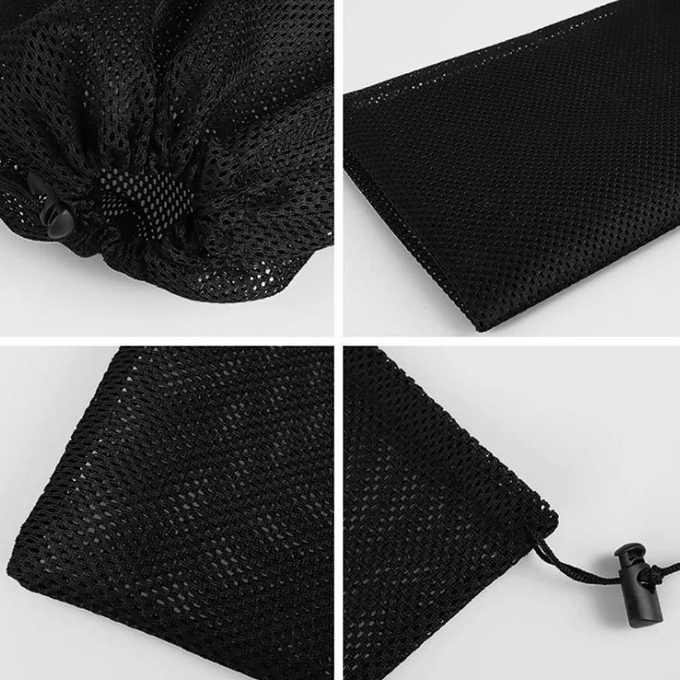 Borsa per pompa, sacchetto a rete per filtro della pompa, sacchetto per filtro per pompa per laghetto, accessori per filtri per pompa dell'acqua per uso domestico (41 x 31 cm, nero)